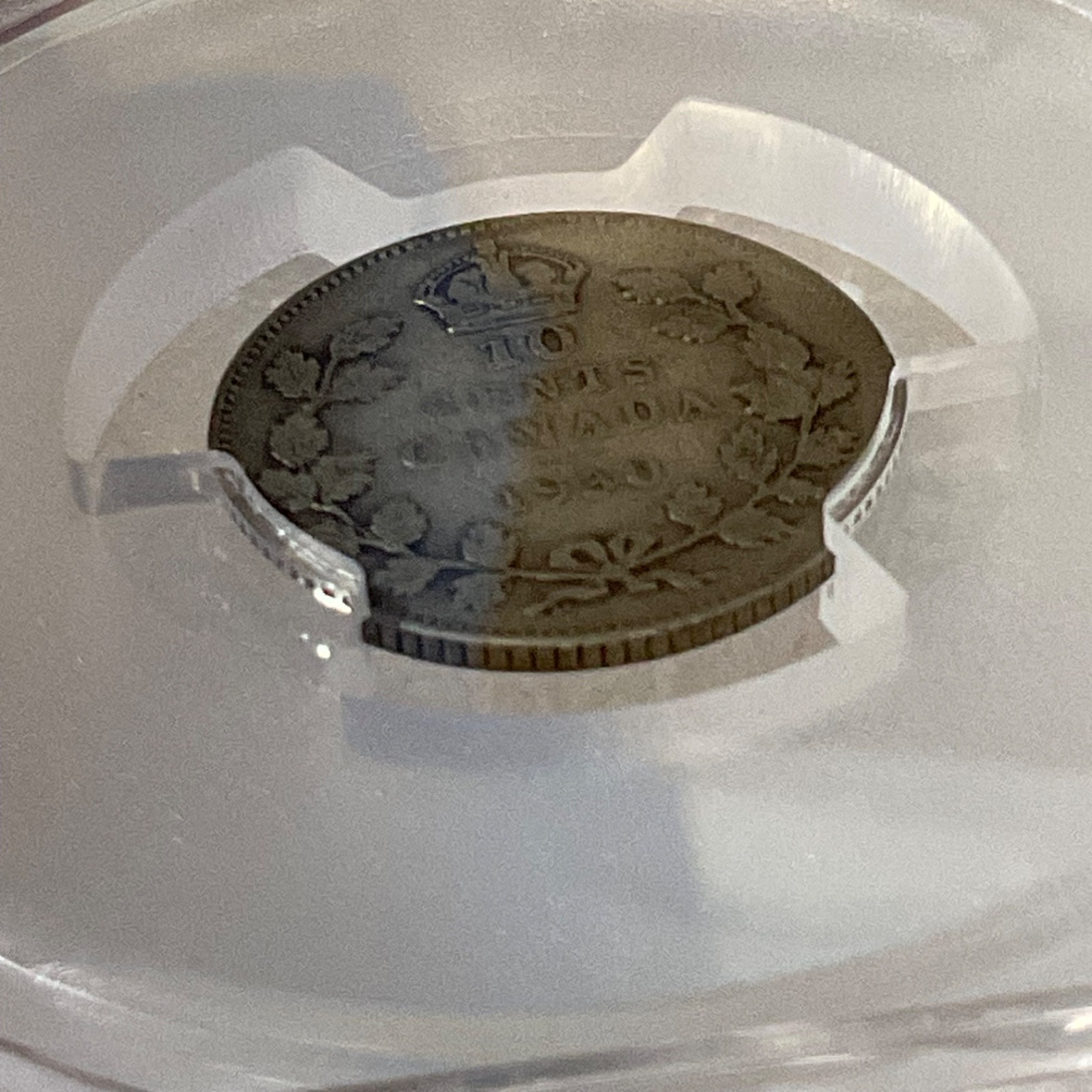 1930 10C Canada Silver Dime PCGS F15 Cert#53505438 - Image 15