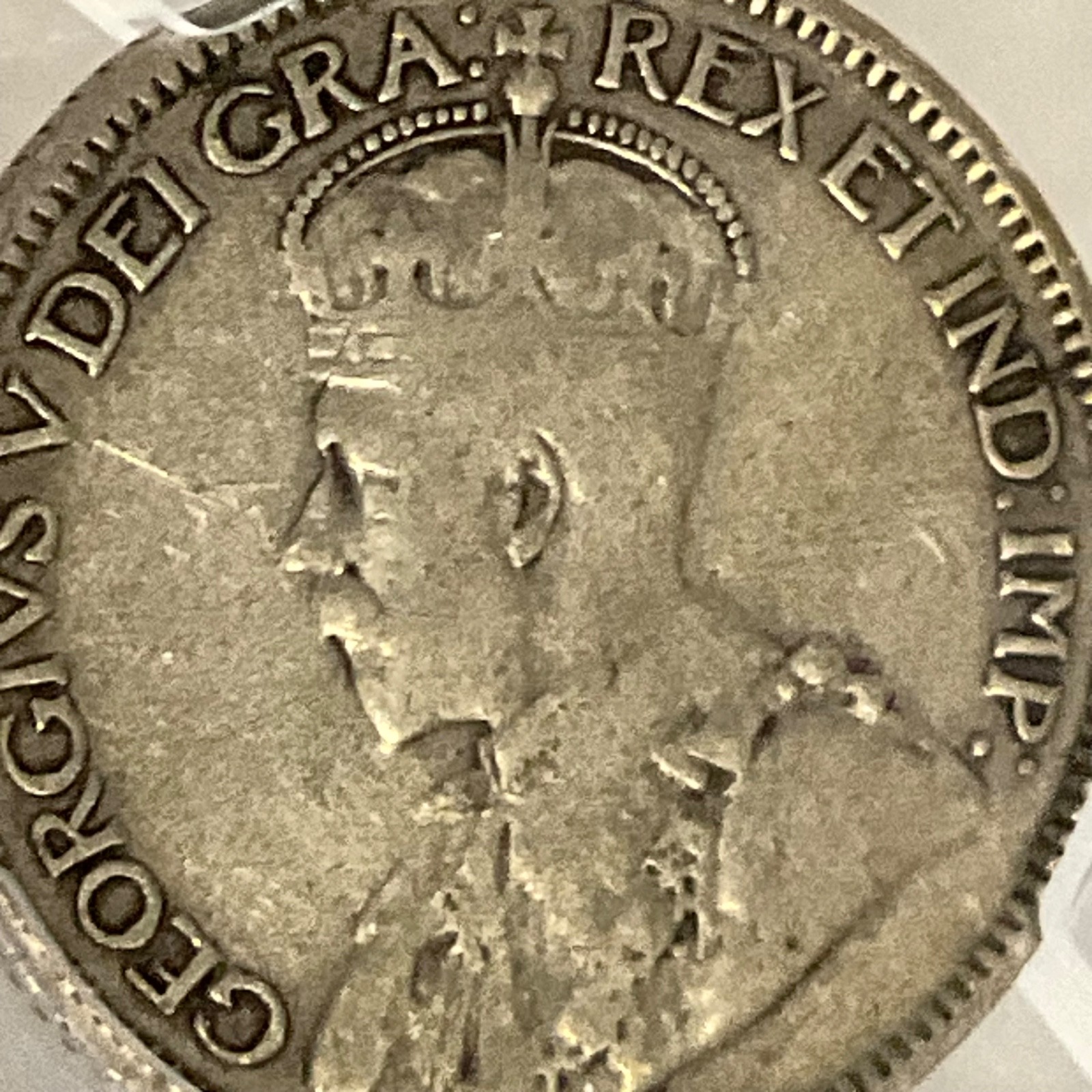 1930 10C Canada Silver Dime PCGS F15 Cert#53505438 - Image 17