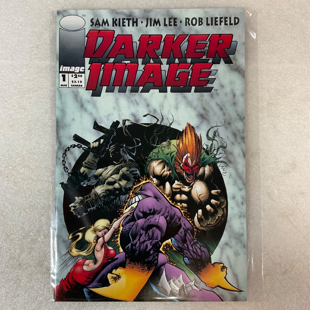 Darker Image #1 1993 First Print with Maxx Insert Image Comics - Image 1