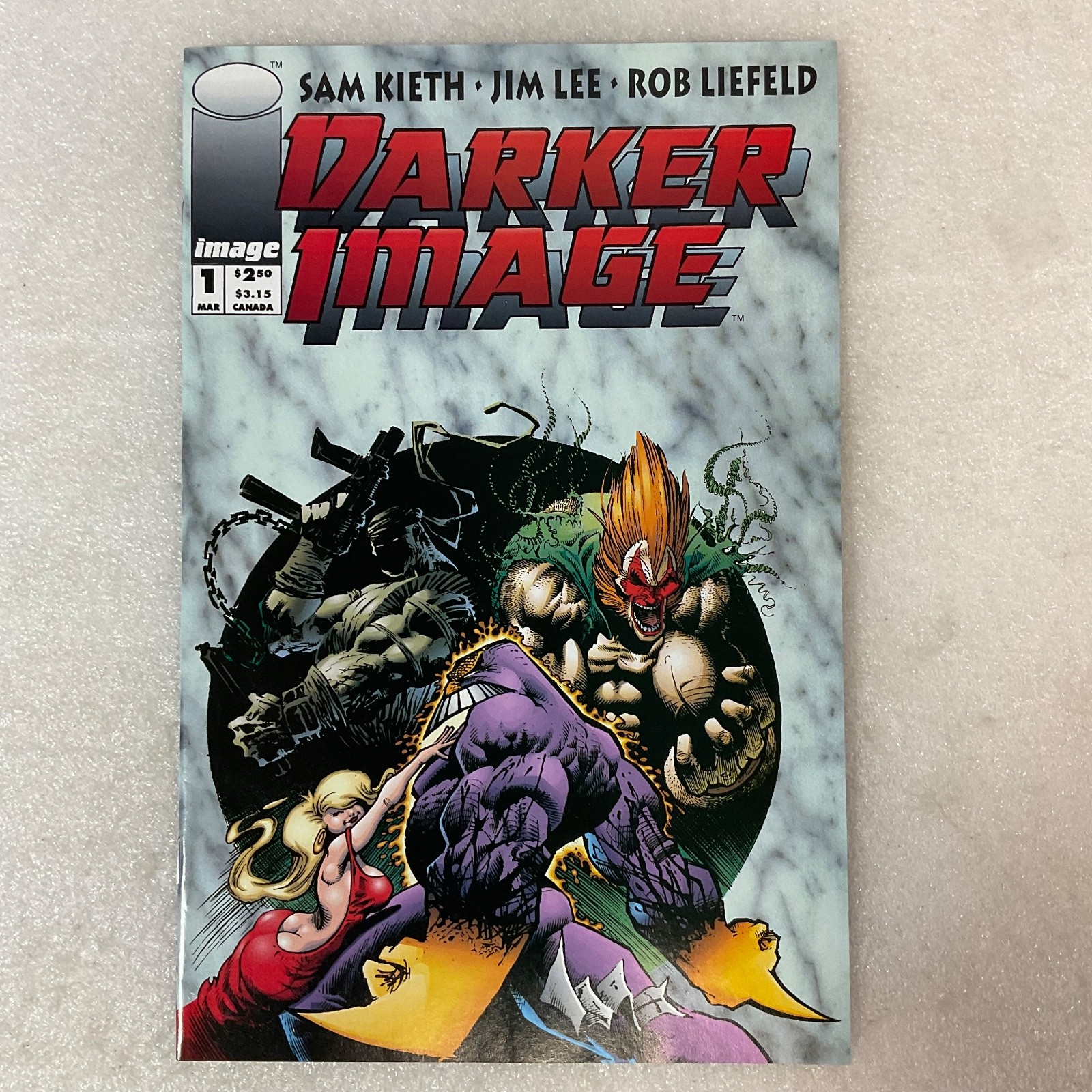 Darker Image #1 1993 First Print with Maxx Insert Image Comics - Image 3