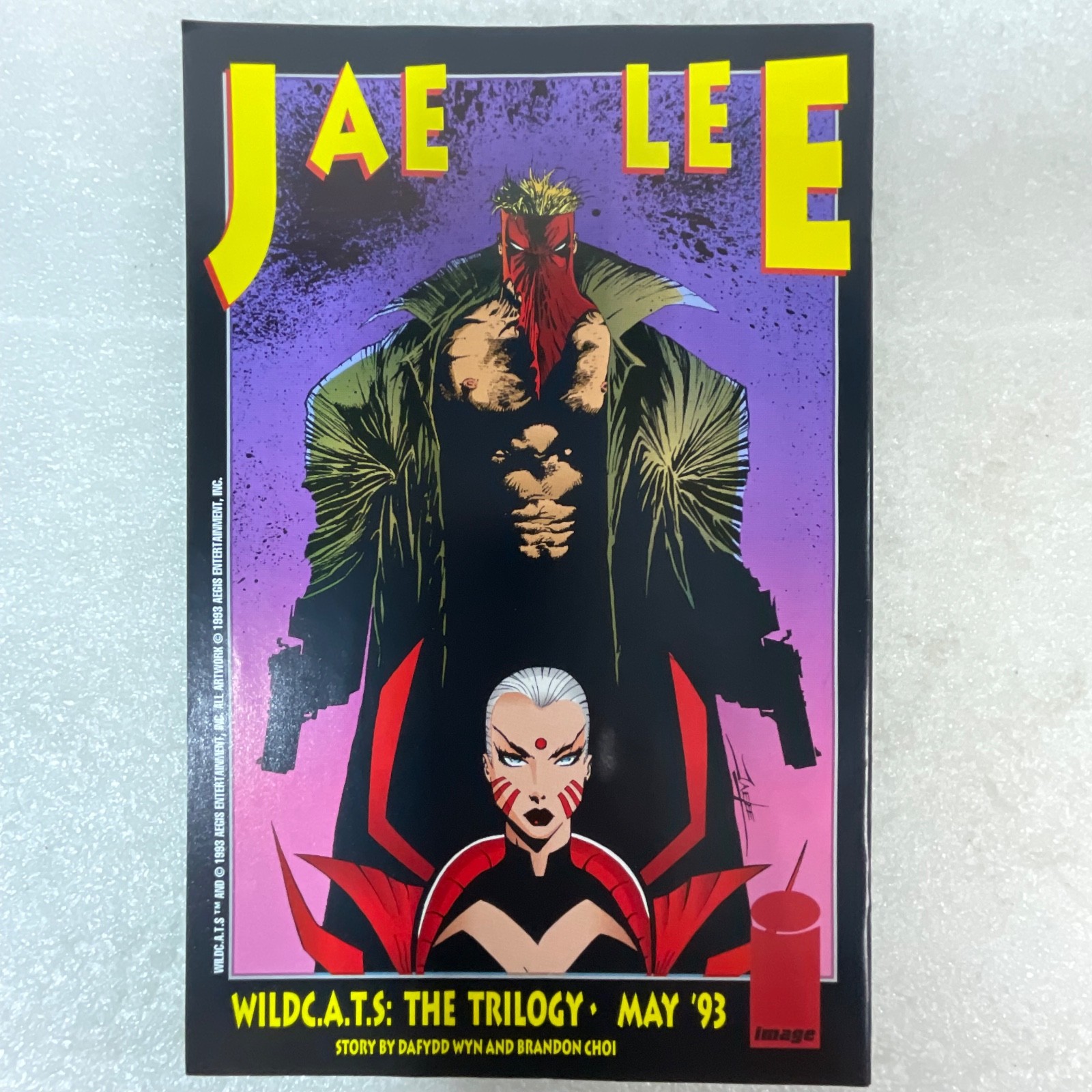 Darker Image #1 Mar 1993 Image Comics Sam Kieth Jim Lee Liefeld Maxx Card - Image 2