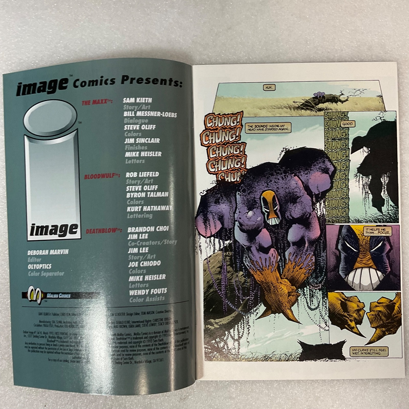 Darker Image #1 1993 First Print with Maxx Insert Image Comics - Image 5