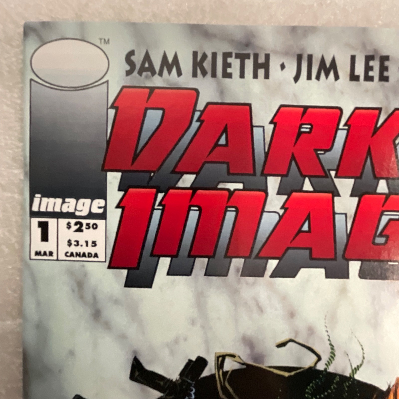 Darker Image #1 Mar 1993 Image Comics Sam Kieth Jim Lee Liefeld Maxx Card - Image 6