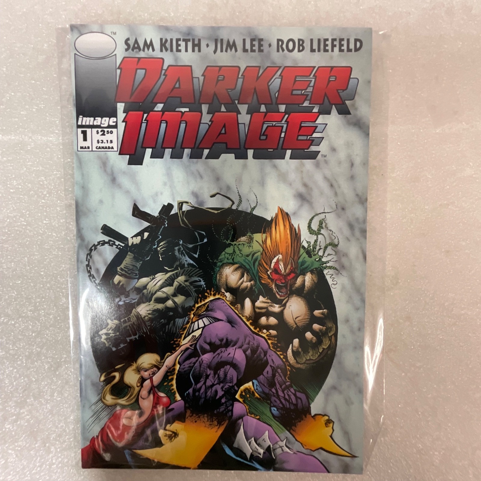Darker Image #1 1993 First Print with Maxx Insert Image Comics - Image 16