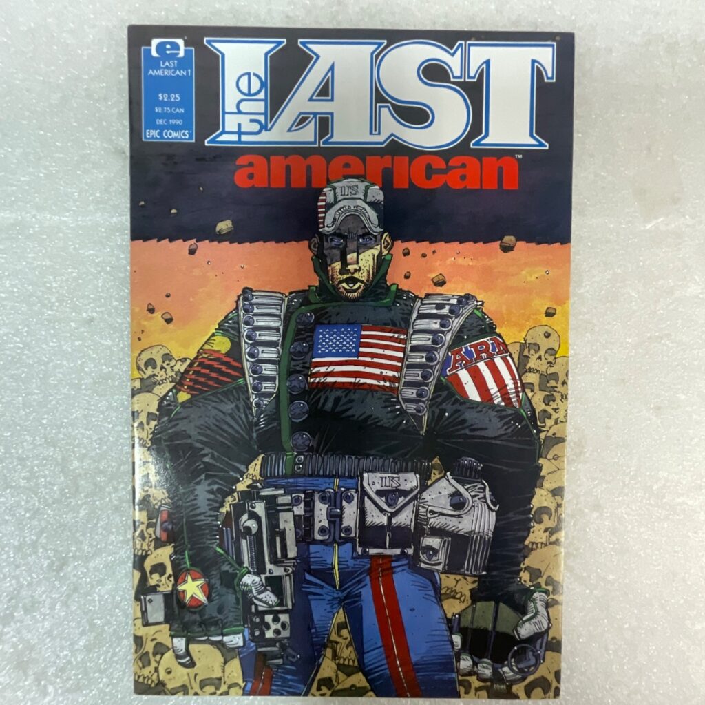 The Last American #1 Dec 1990 Epic Comics Alan Grant First Issue - Image 1