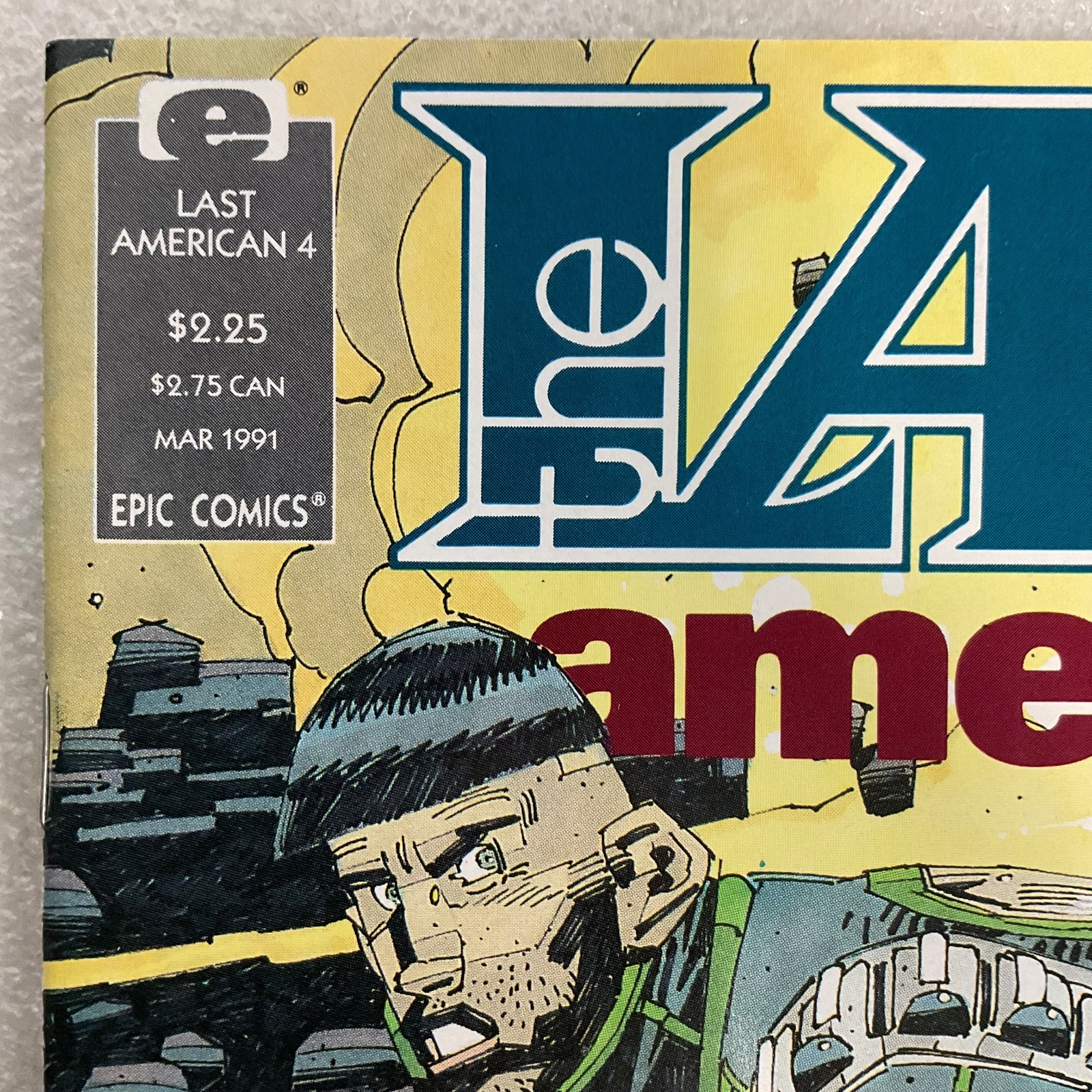 The Last American #4 1991 Epic Comics Post-Apocalyptic Comic Book - Image 6