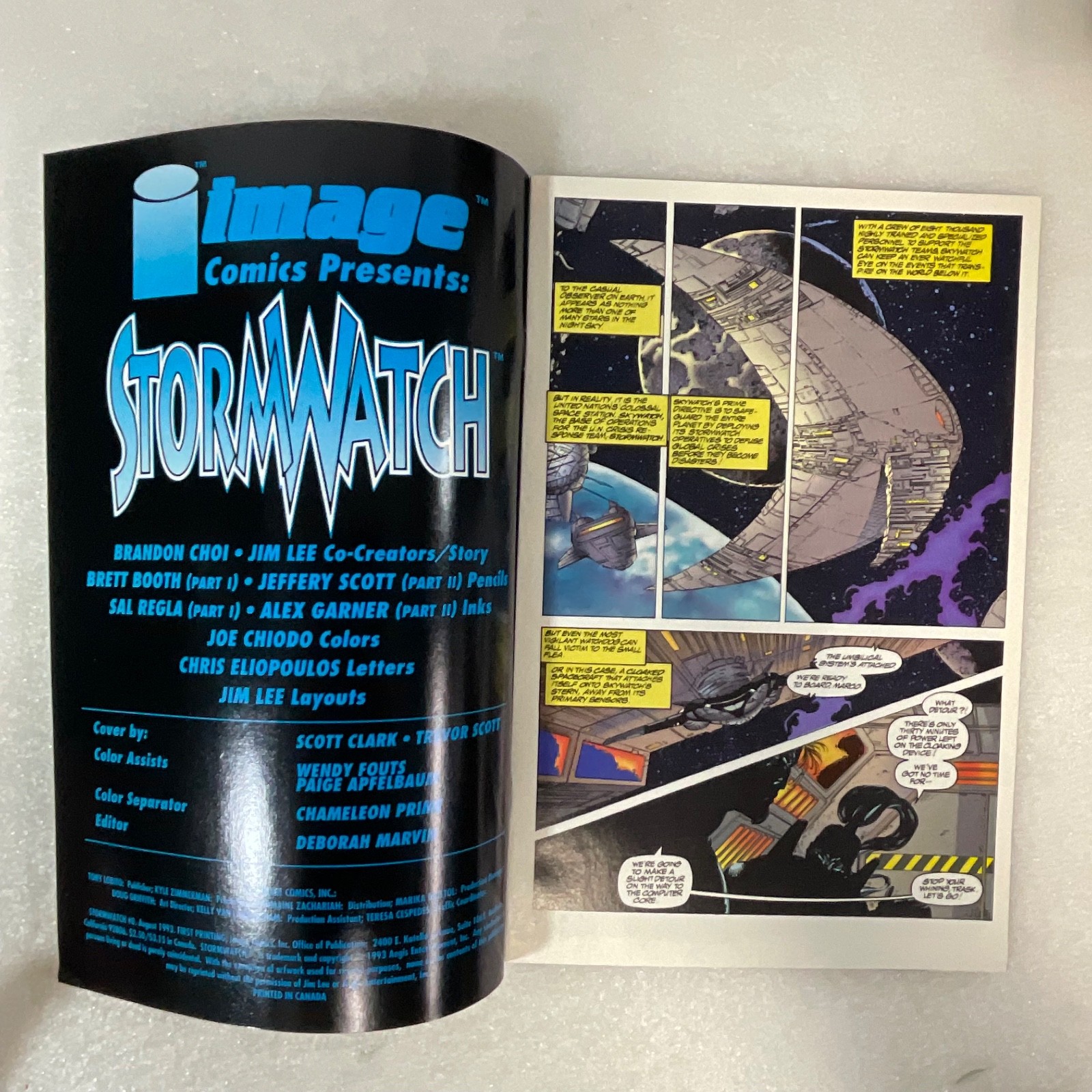 Stormwatch #0 Aug 1993 Image Comics Jim Lee First Print Comic Book - Image 3
