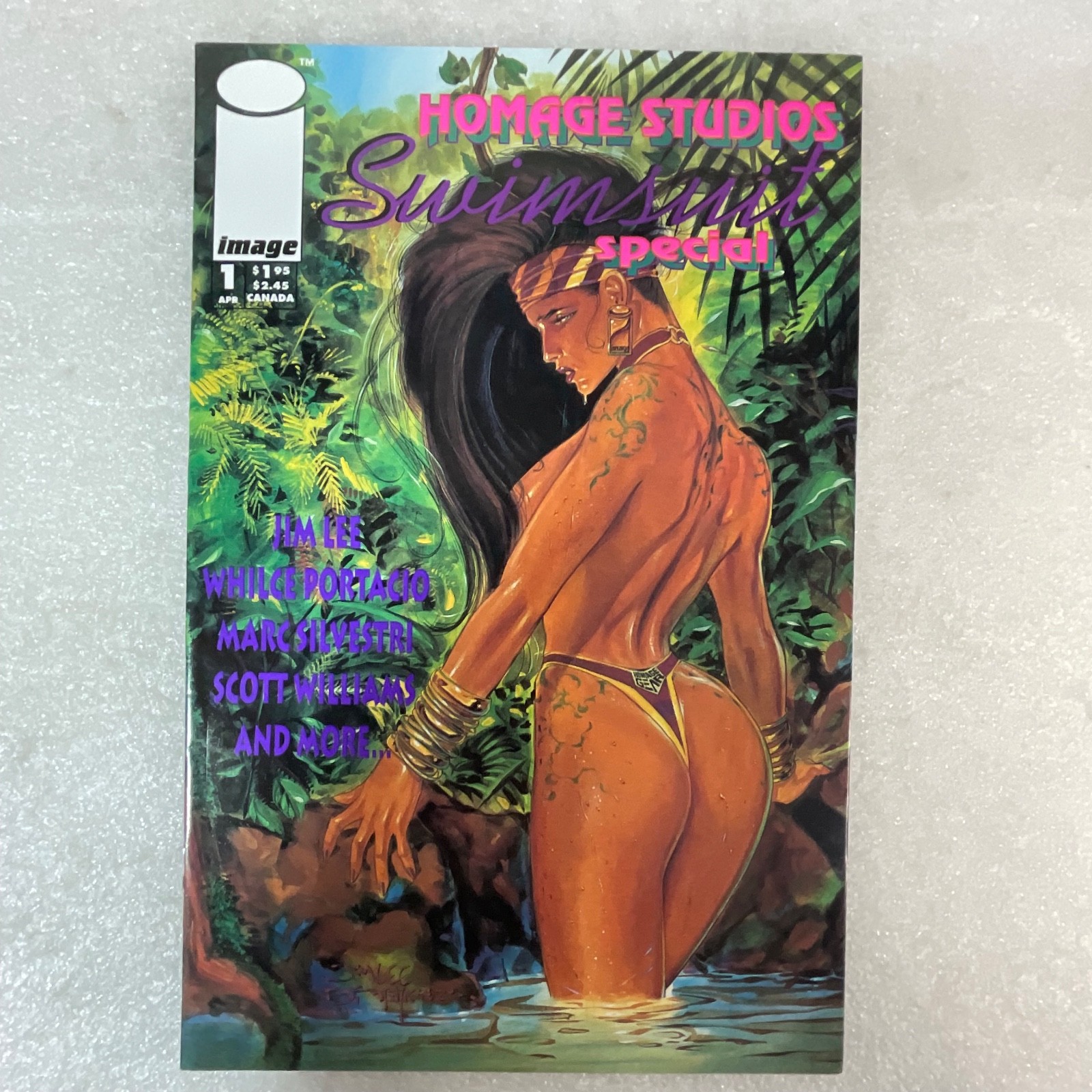 Homage Studios Swimsuit Special #1 1993 Image Comics Pinup Issue - Image 1
