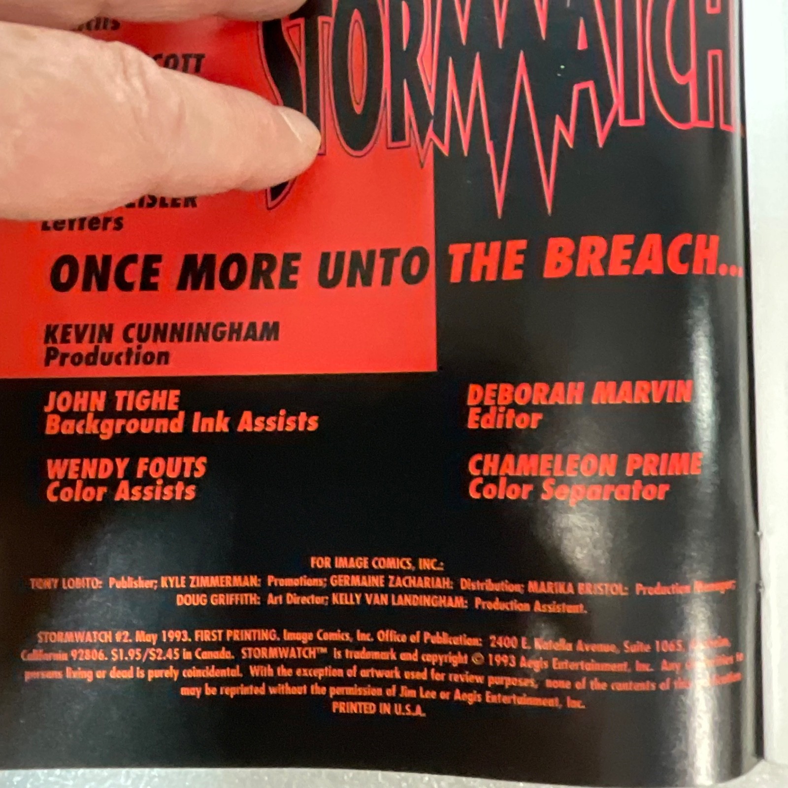 Stormwatch #2 May 1993 Image Comics First Print Cannon & Fahrenheit - Image 5