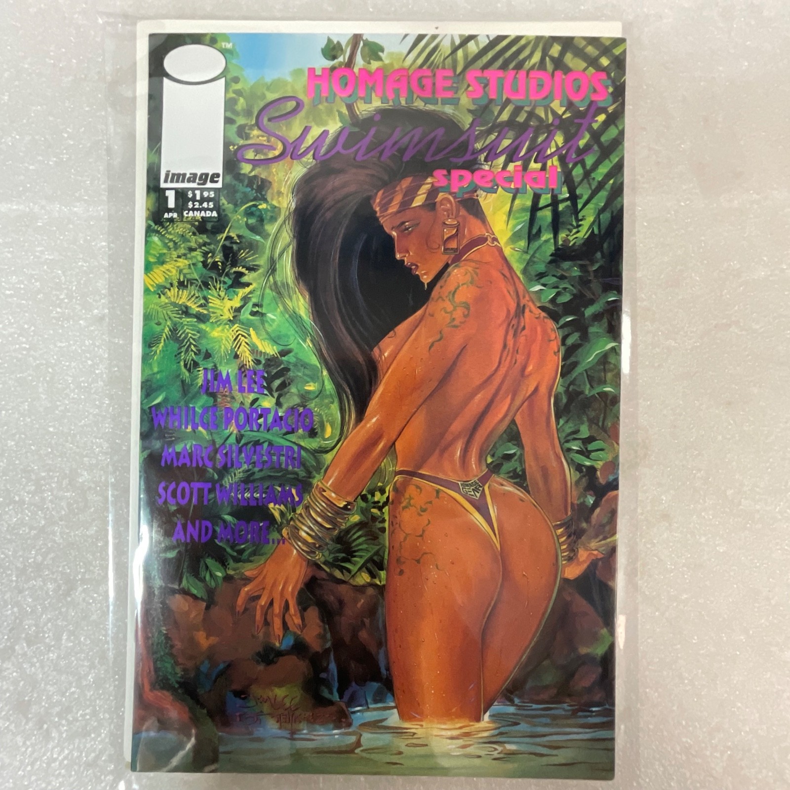 Homage Studios Swimsuit Special #1 1993 Image Comics Pinup Issue - Image 14