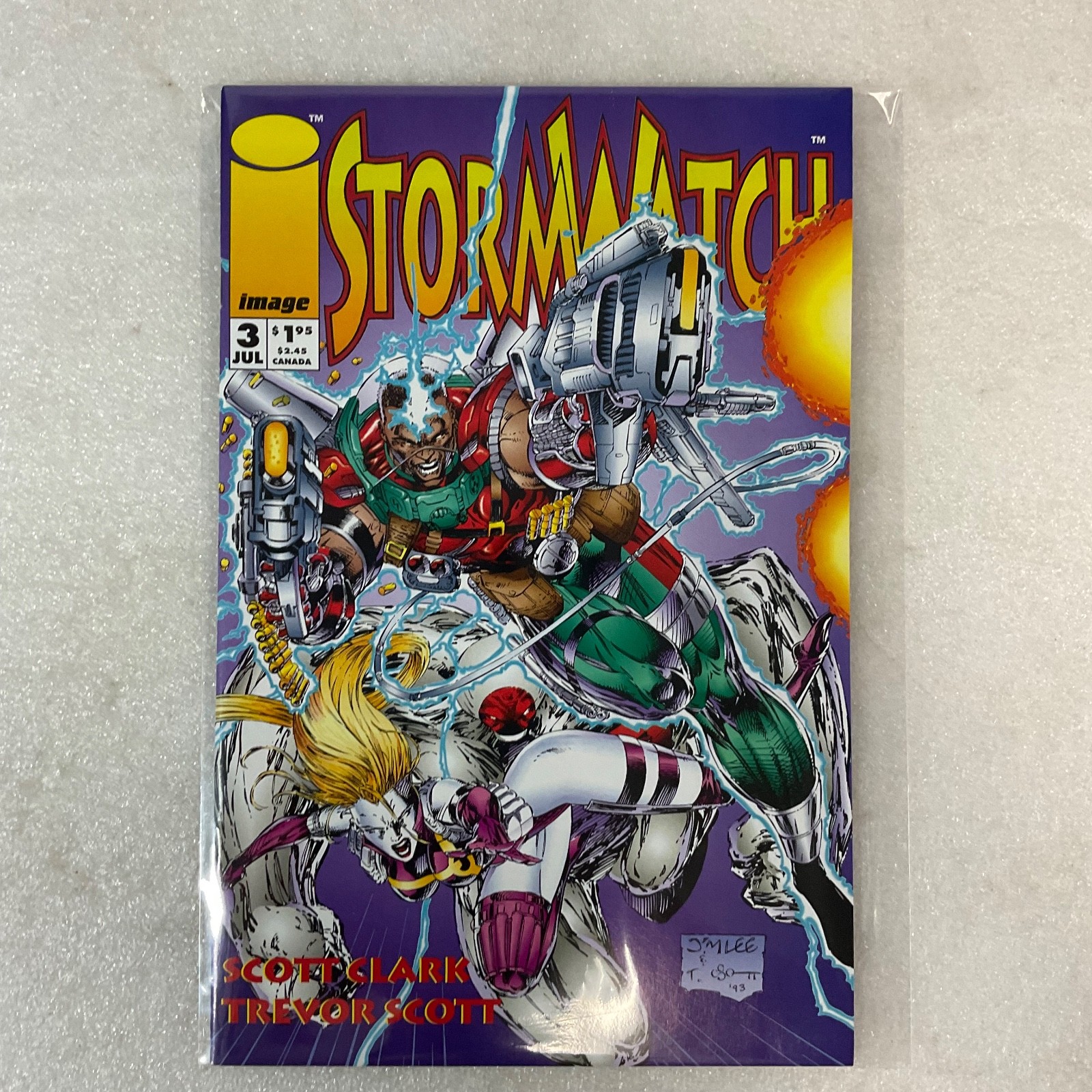Stormwatch #3 Jul 1993 Image Comics Jim Lee Scott Clark First Print - Image 14