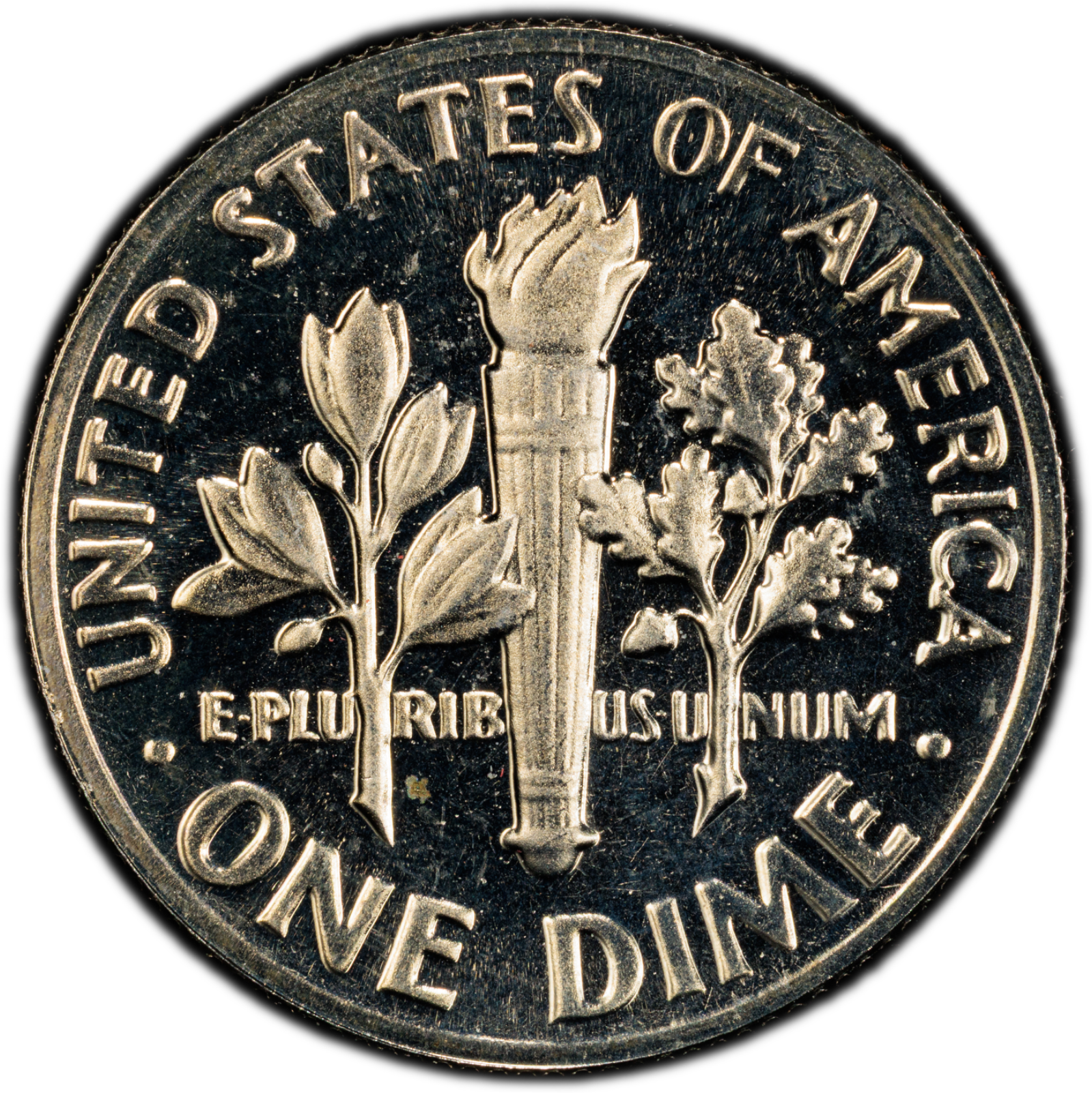 1976-S 10C Roosevelt Dime PCGS PR69CAM Gold Shield Cert#53505392 - Image 5