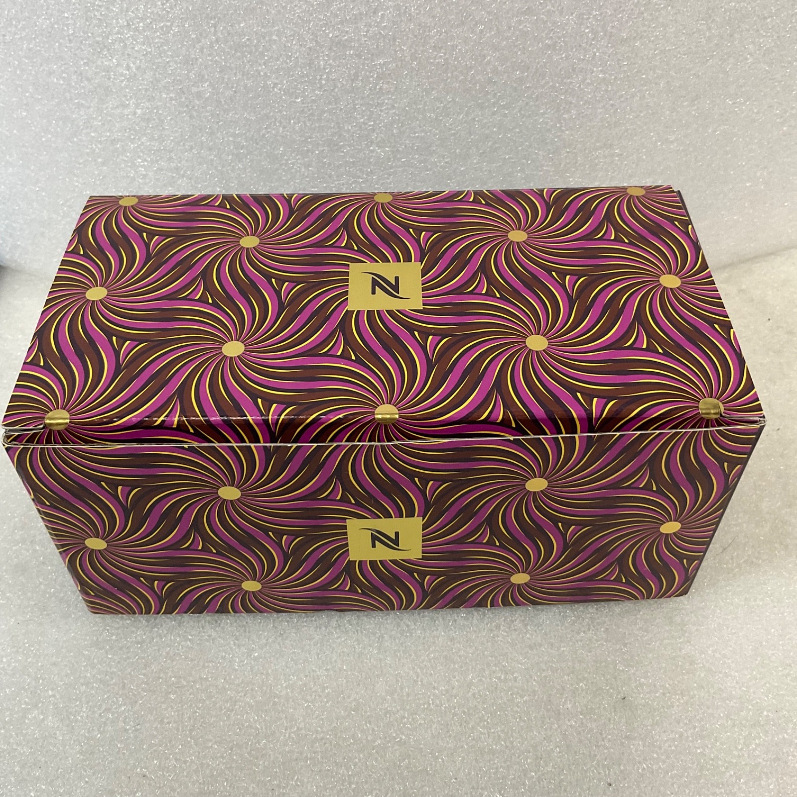 Nespresso 2 Festive Glass Baubles Pink Purple 3 in Ornaments Boxed - Image 7