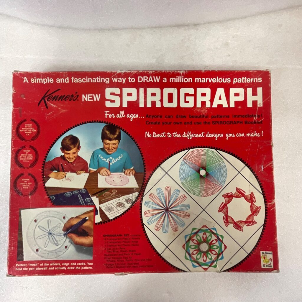 Kenner’s Spirograph No 401 Drawing Set w Box Incomplete - Image 1
