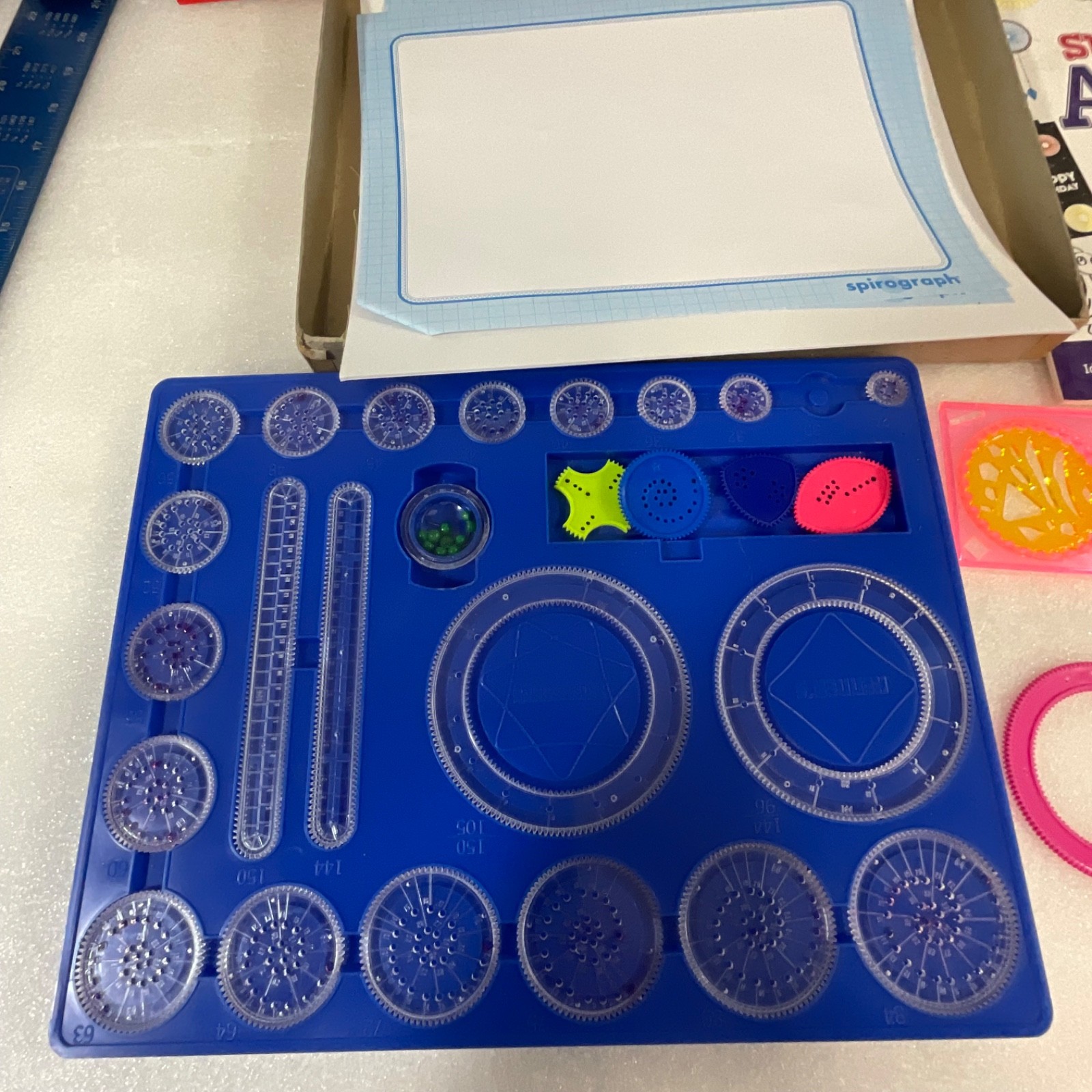 Kenner’s Spirograph No 401 Drawing Set w Box Incomplete - Image 3