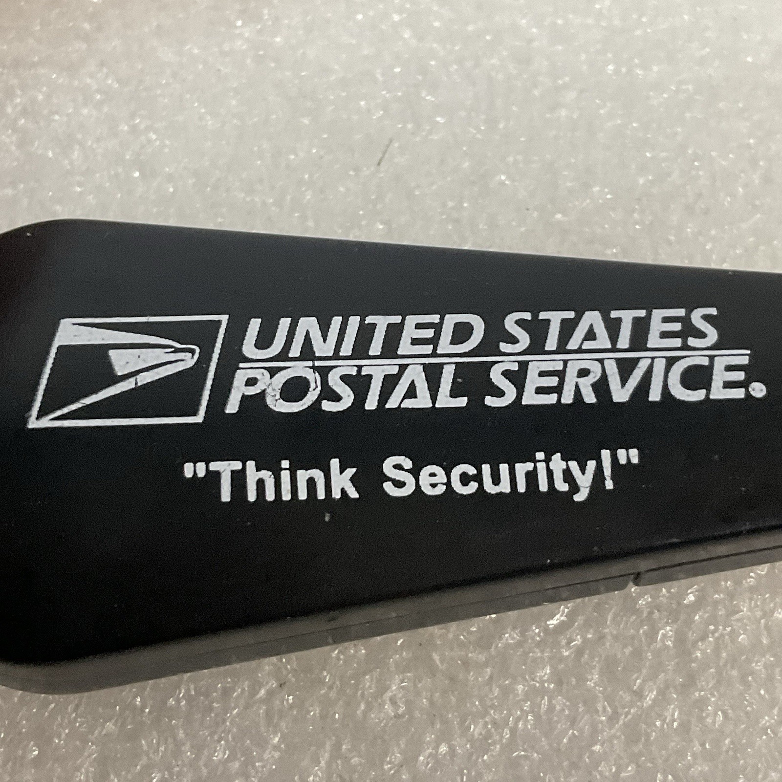 USPS Think Security Whistle Black Promo Mail Carrier Safety Whistle - Image 8