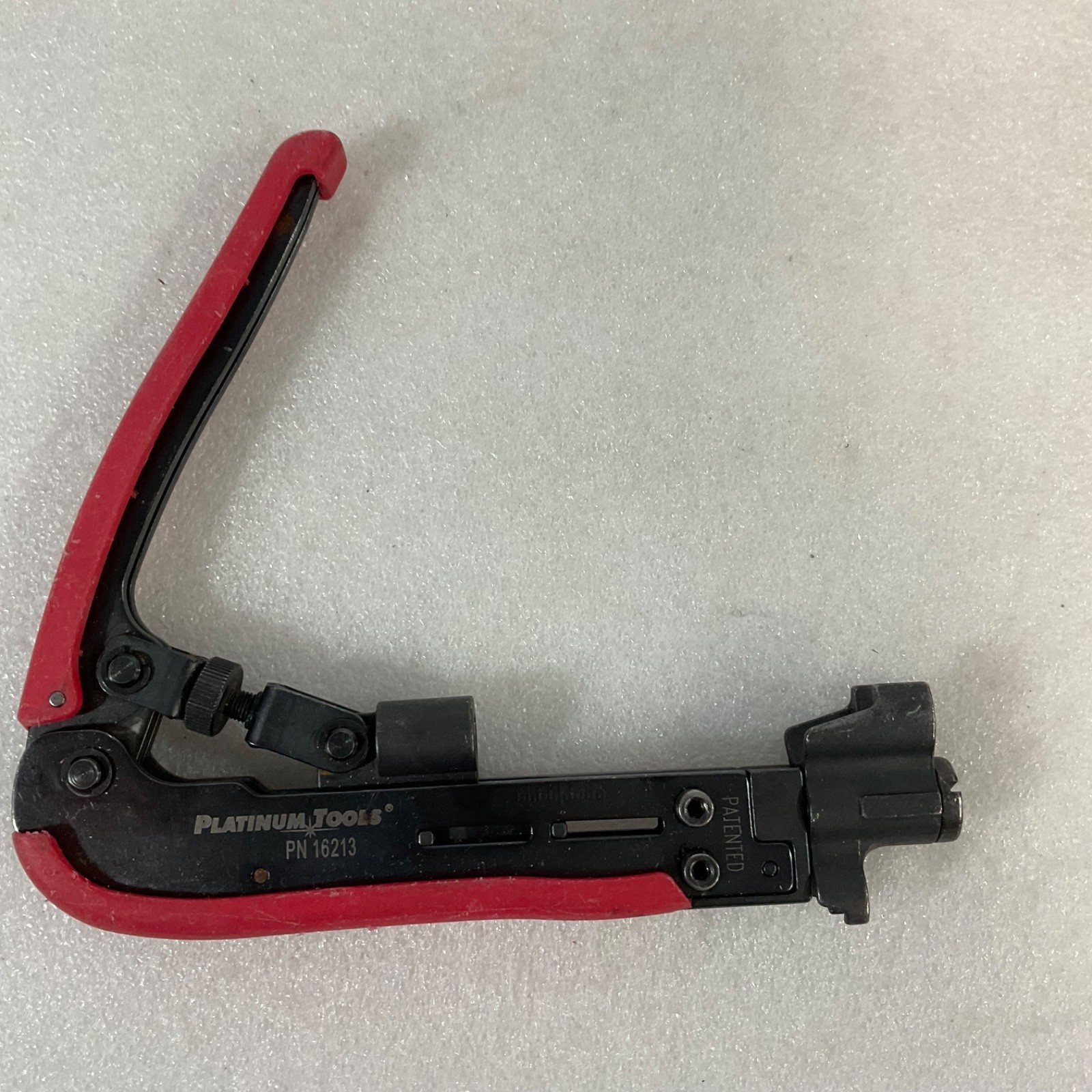Platinum Tools PN 16213 Compression Crimp Tool 7 in Red Black - Image 3