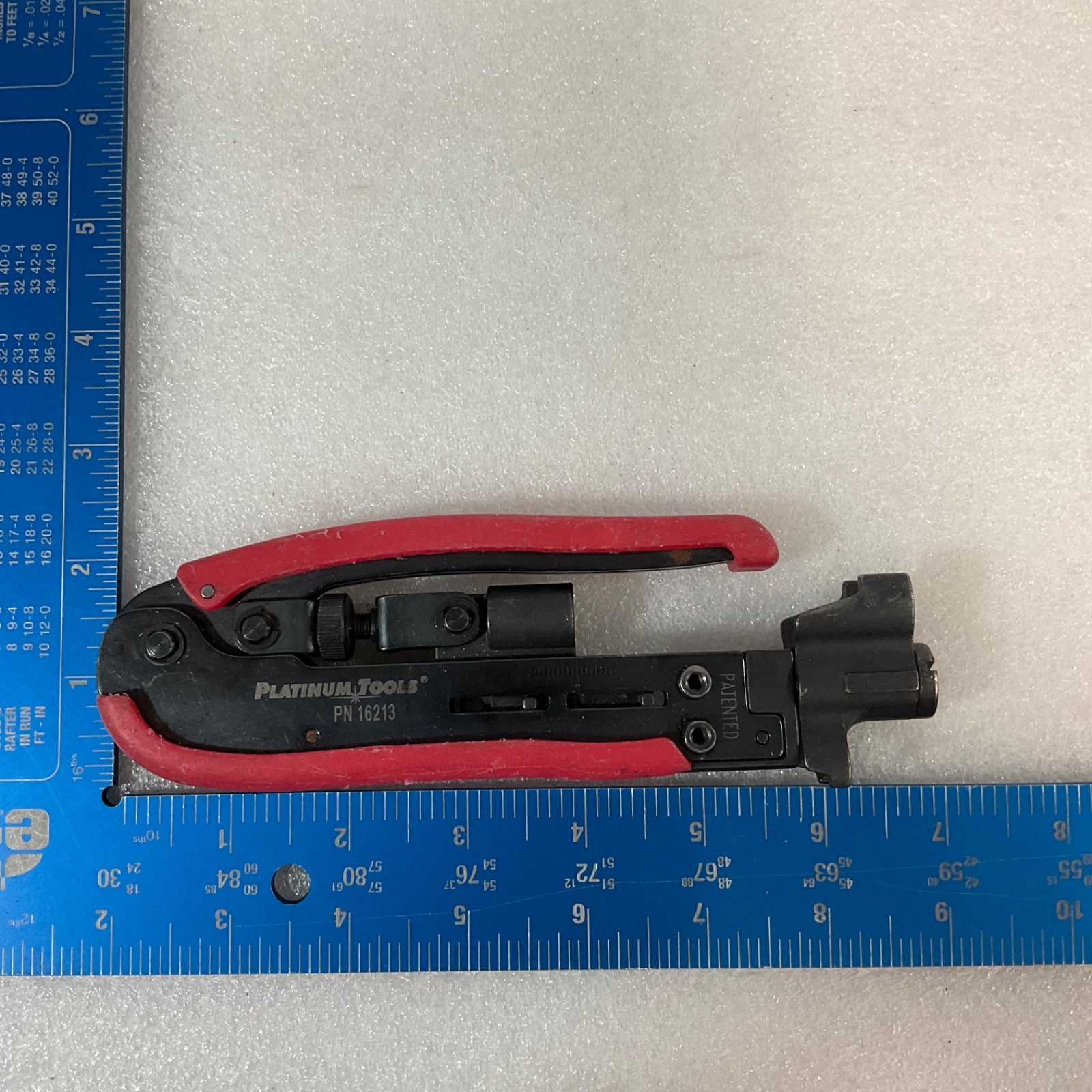 Platinum Tools PN 16213 Compression Crimp Tool 7 in Red Black - Image 8
