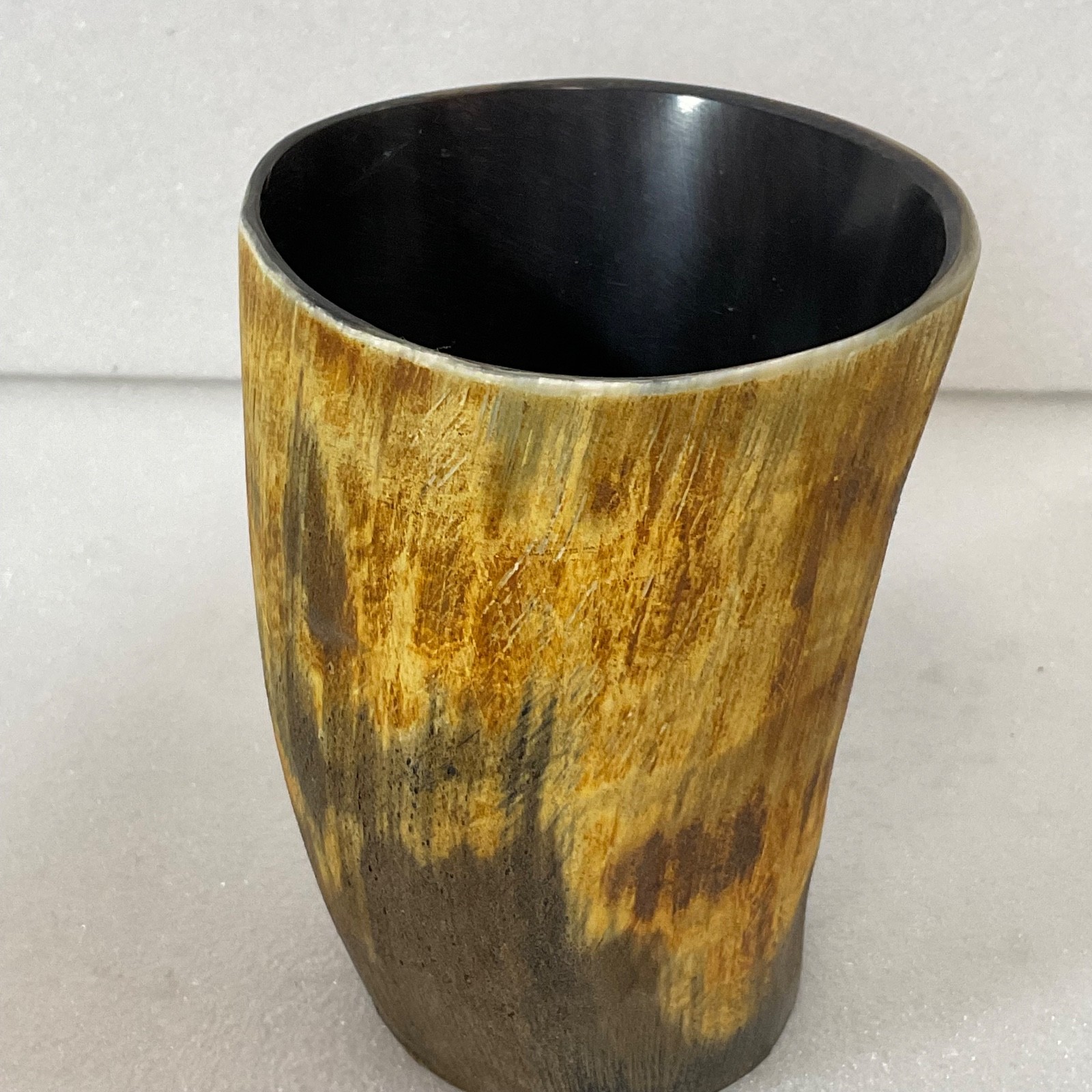 5in Natural Cattle Horn Tube Craft Supply Hollow Organic Material - Image 3