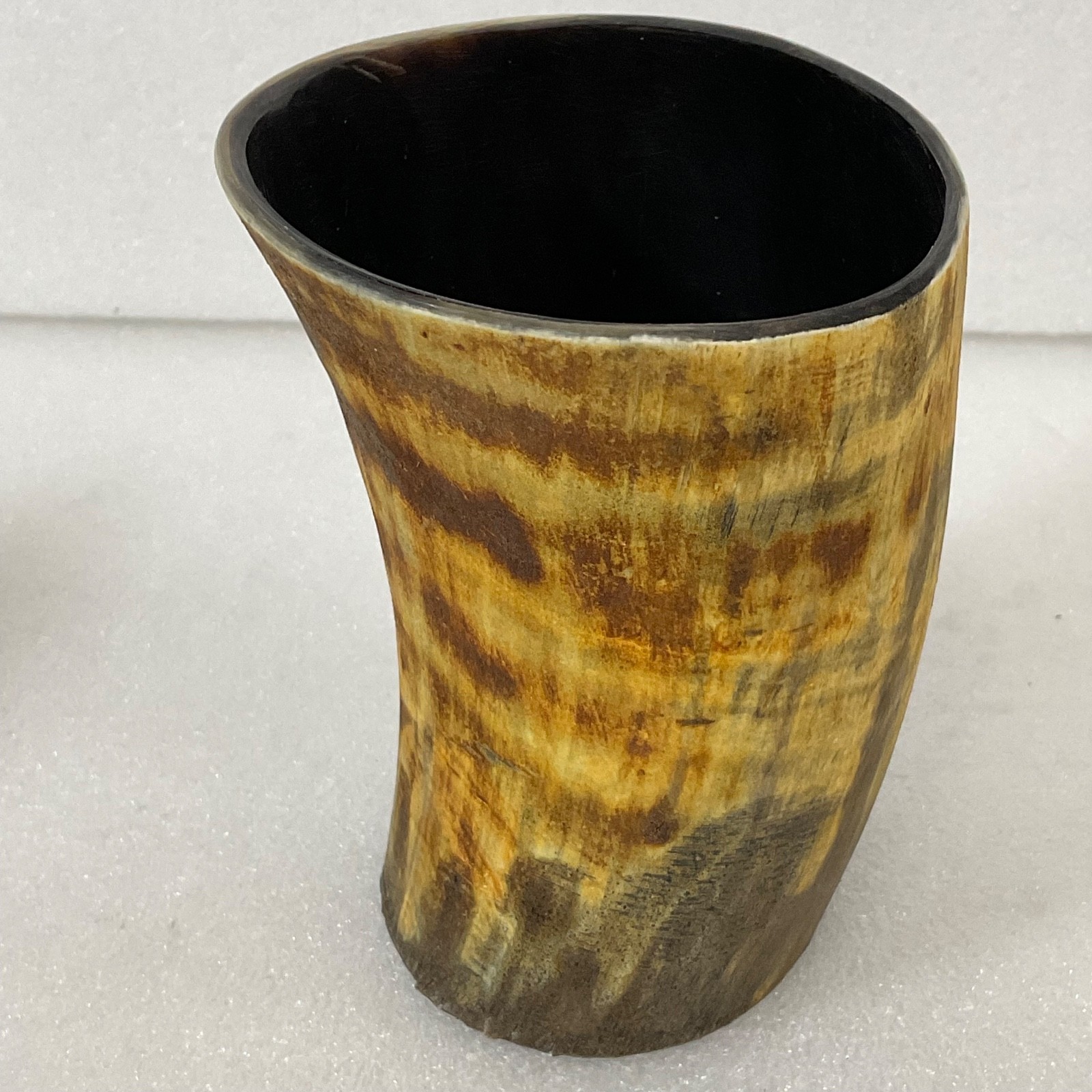 5in Natural Cattle Horn Tube Craft Supply Hollow Organic Material - Image 5