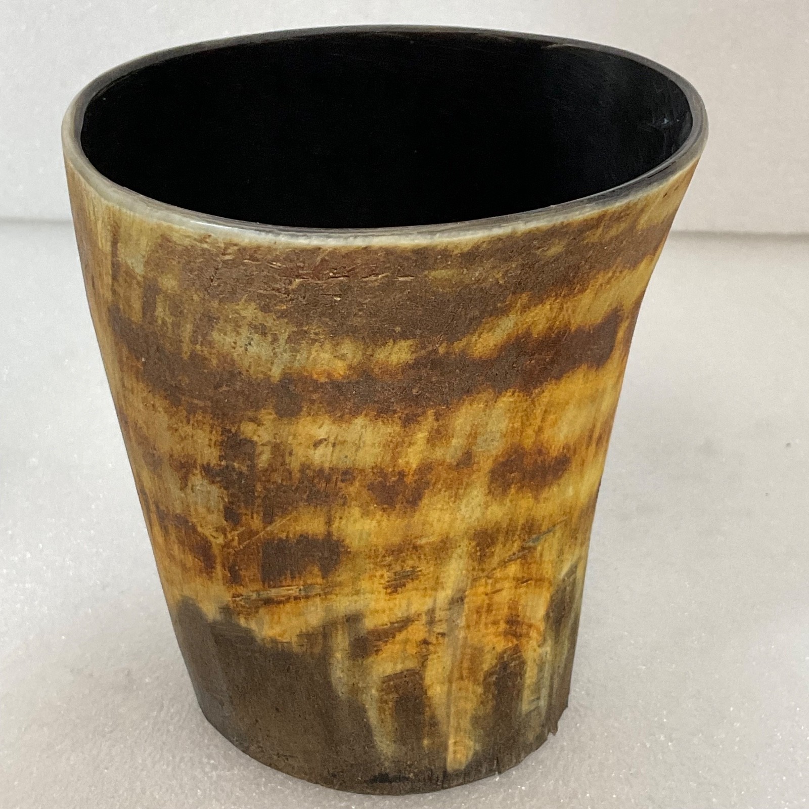 5in Natural Cattle Horn Tube Craft Supply Hollow Organic Material - Image 4