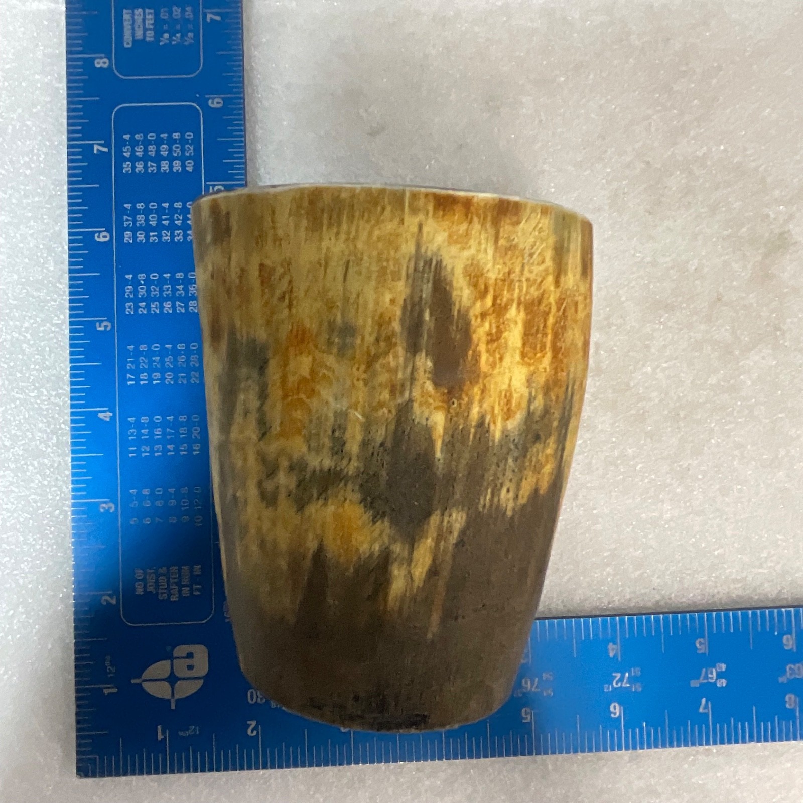5in Natural Cattle Horn Tube Craft Supply Hollow Organic Material - Image 8