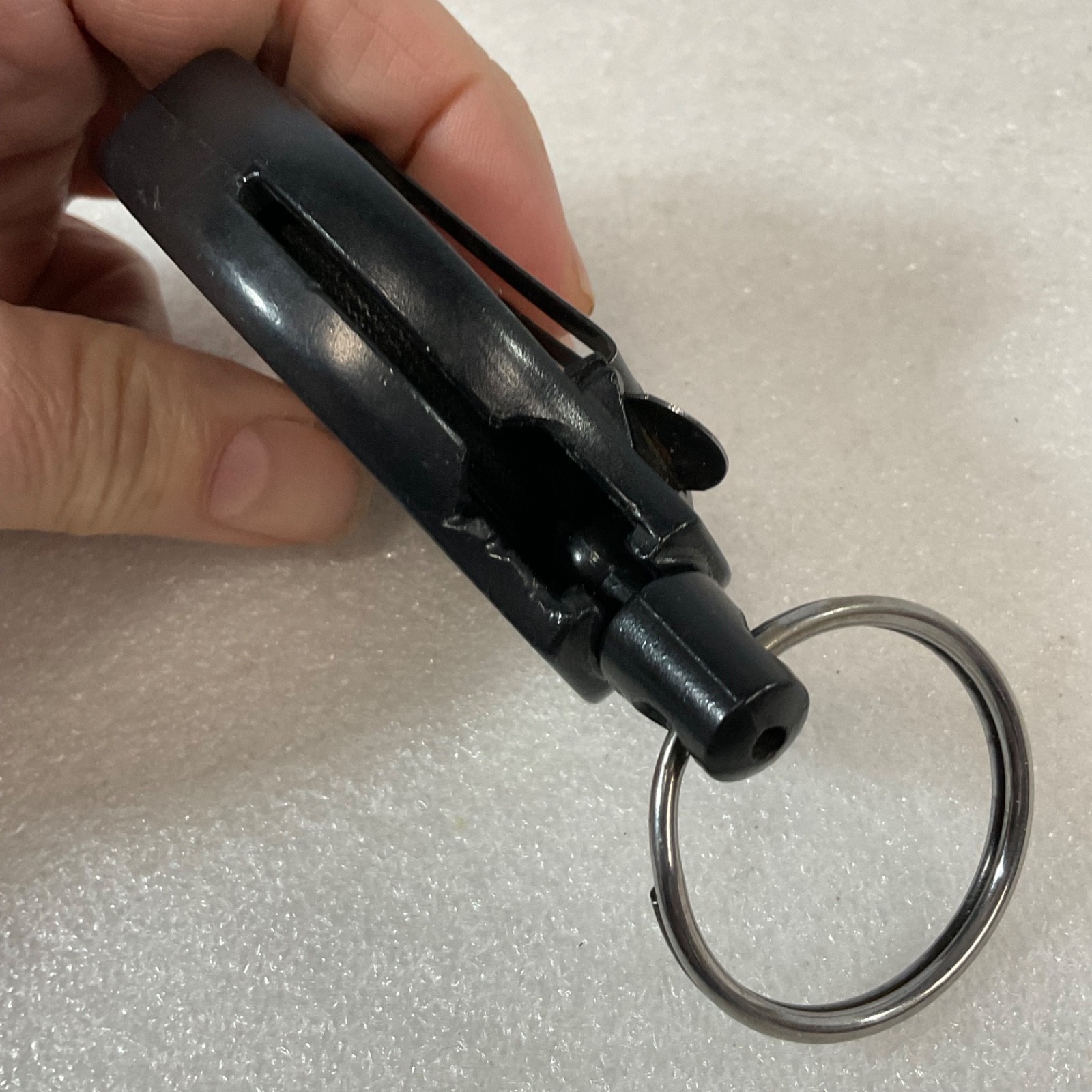 KEY-BAK 24 in Retractable Key Reel Belt Clip Black Made in USA - Image 7
