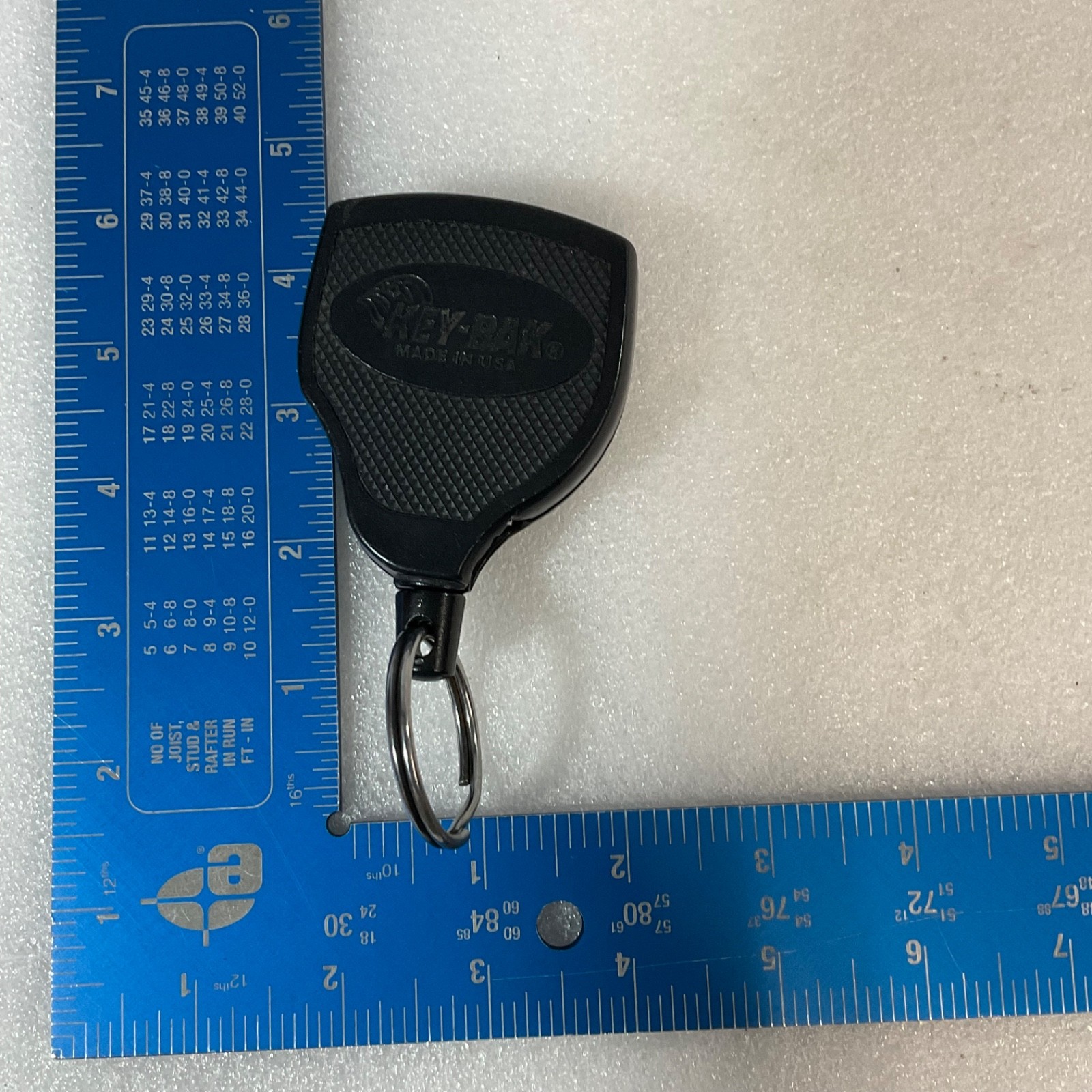 KEY-BAK 24 in Retractable Key Reel Belt Clip Black Made in USA - Image 9