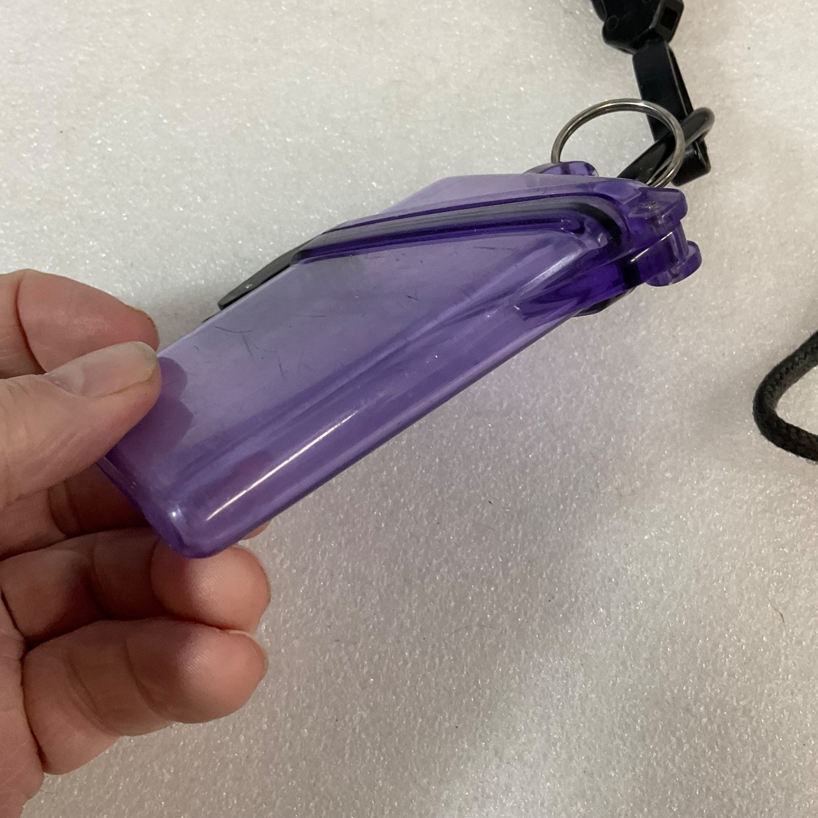 Witz Waterproof ID Holder 3.5 in Purple Case w 17 in Lanyard - Image 4