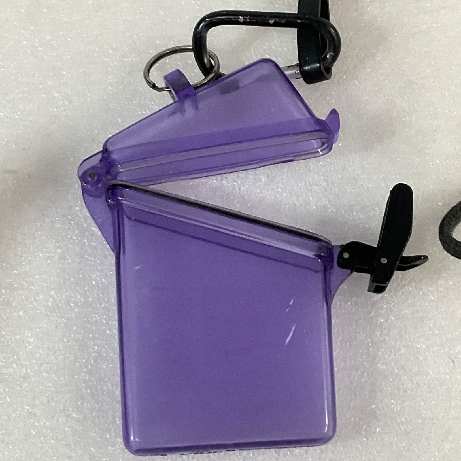 Witz Waterproof ID Holder 3.5 in Purple Case w 17 in Lanyard - Image 6