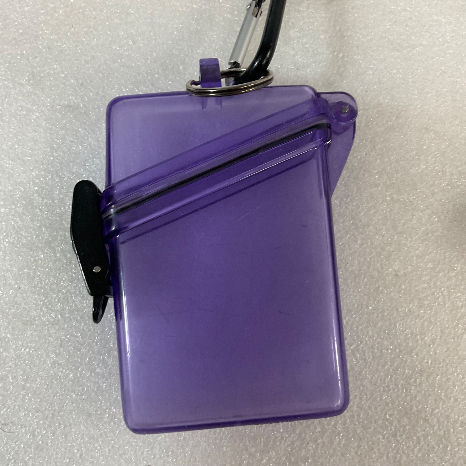 Witz Waterproof ID Holder 3.5 in Purple Case w 17 in Lanyard - Image 2