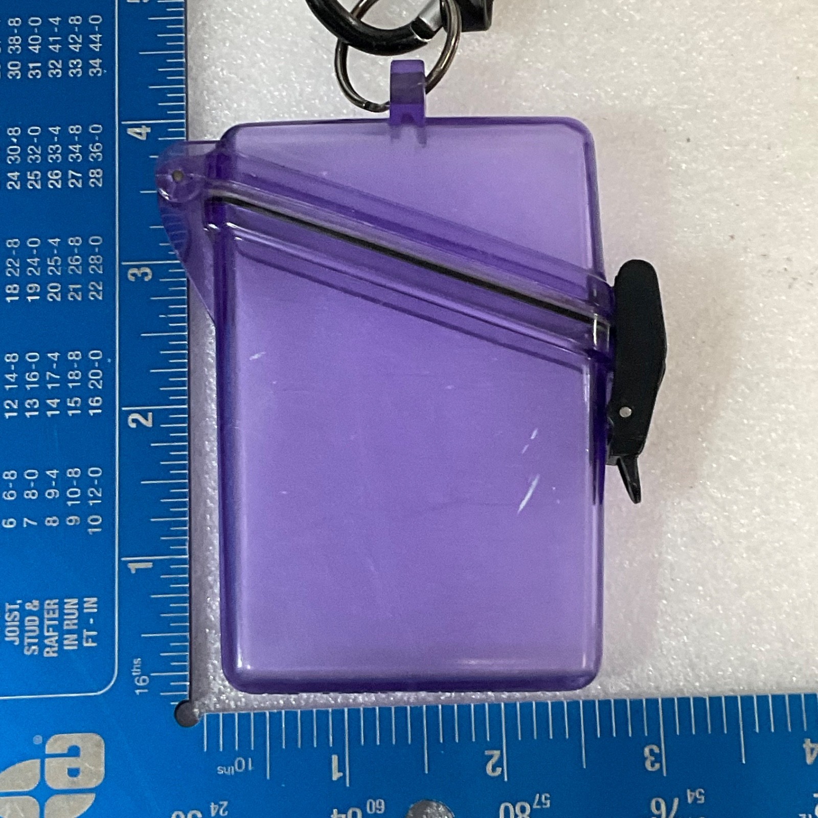Witz Waterproof ID Holder 3.5 in Purple Case w 17 in Lanyard - Image 8