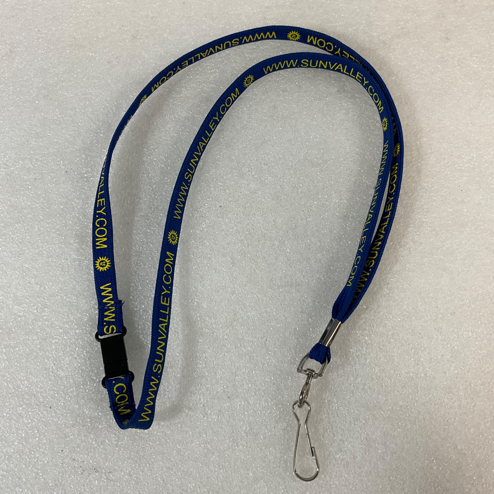 Sun Valley Resort Blue Lanyard 18 in Breakaway Badge Holder - Image 1