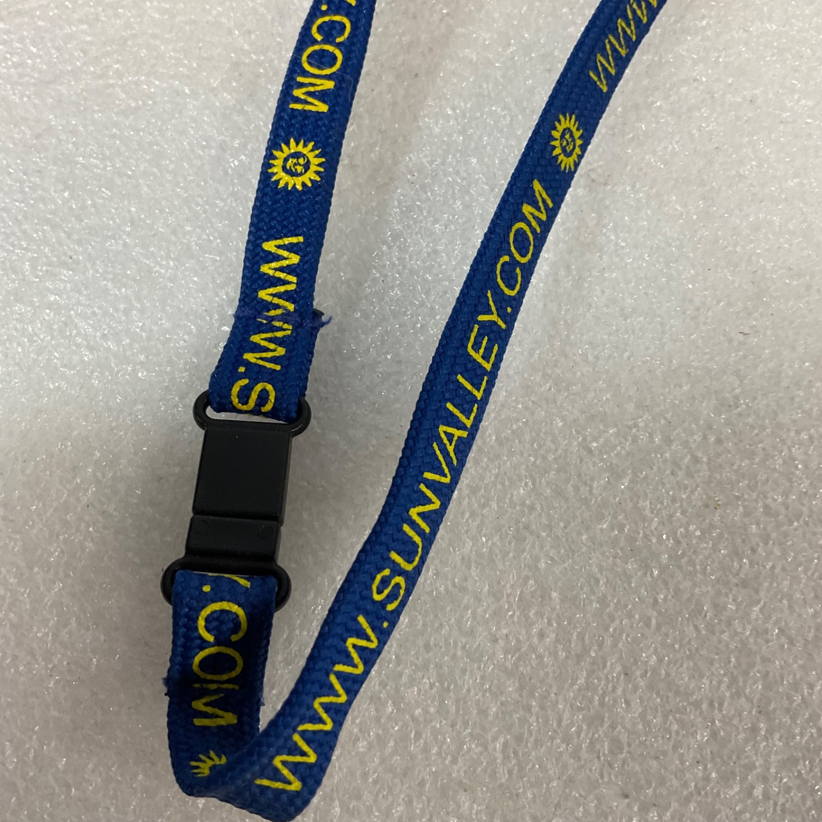 Sun Valley Resort Blue Lanyard 18 in Breakaway Badge Holder - Image 3
