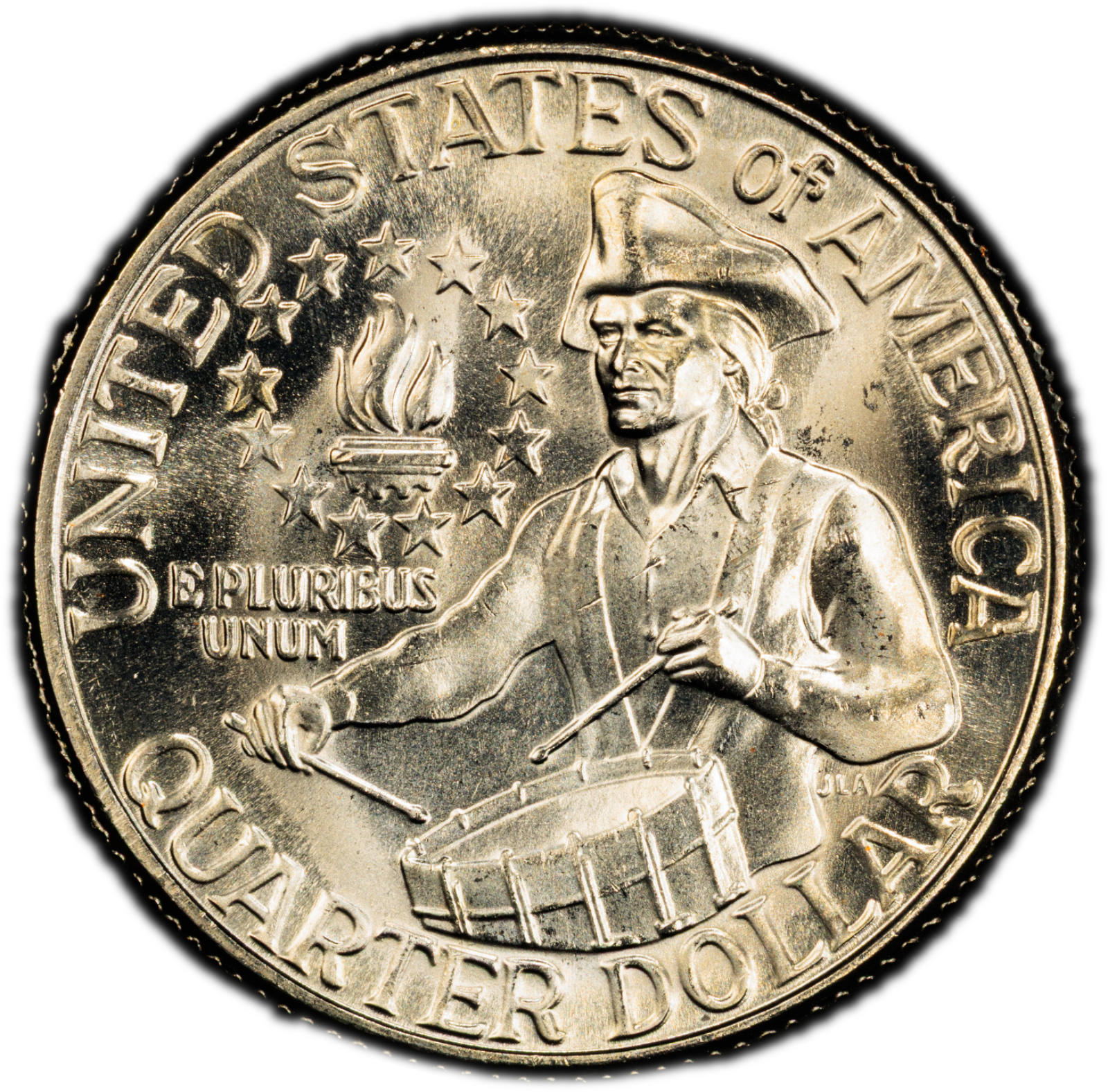 1976-D 25C PCGS MS65 Bicentennial Quarter Clad Cert#53505395 - Image 2