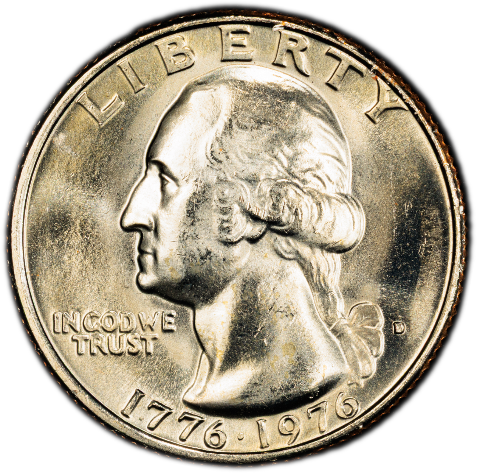1976-D 25C PCGS MS65 Bicentennial Quarter Clad Cert#53505395 - Image 3
