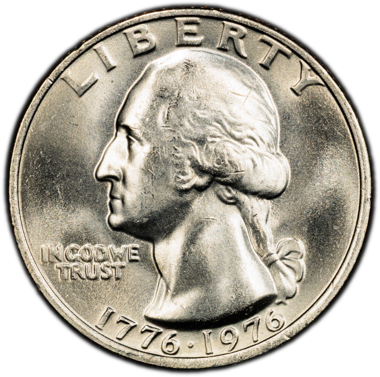 1976 25C Washington Quarter PCGS MS65 Clad Bicentennial Cert#53505394 - Image 2