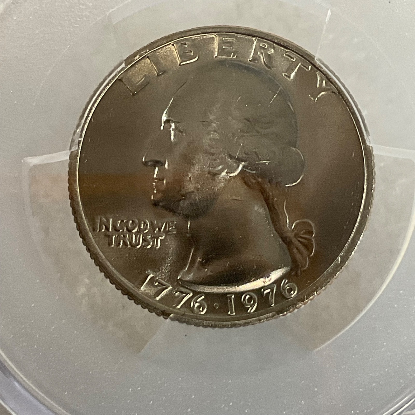 1976 25C Washington Quarter PCGS MS65 Clad Bicentennial Cert#53505394 - Image 10