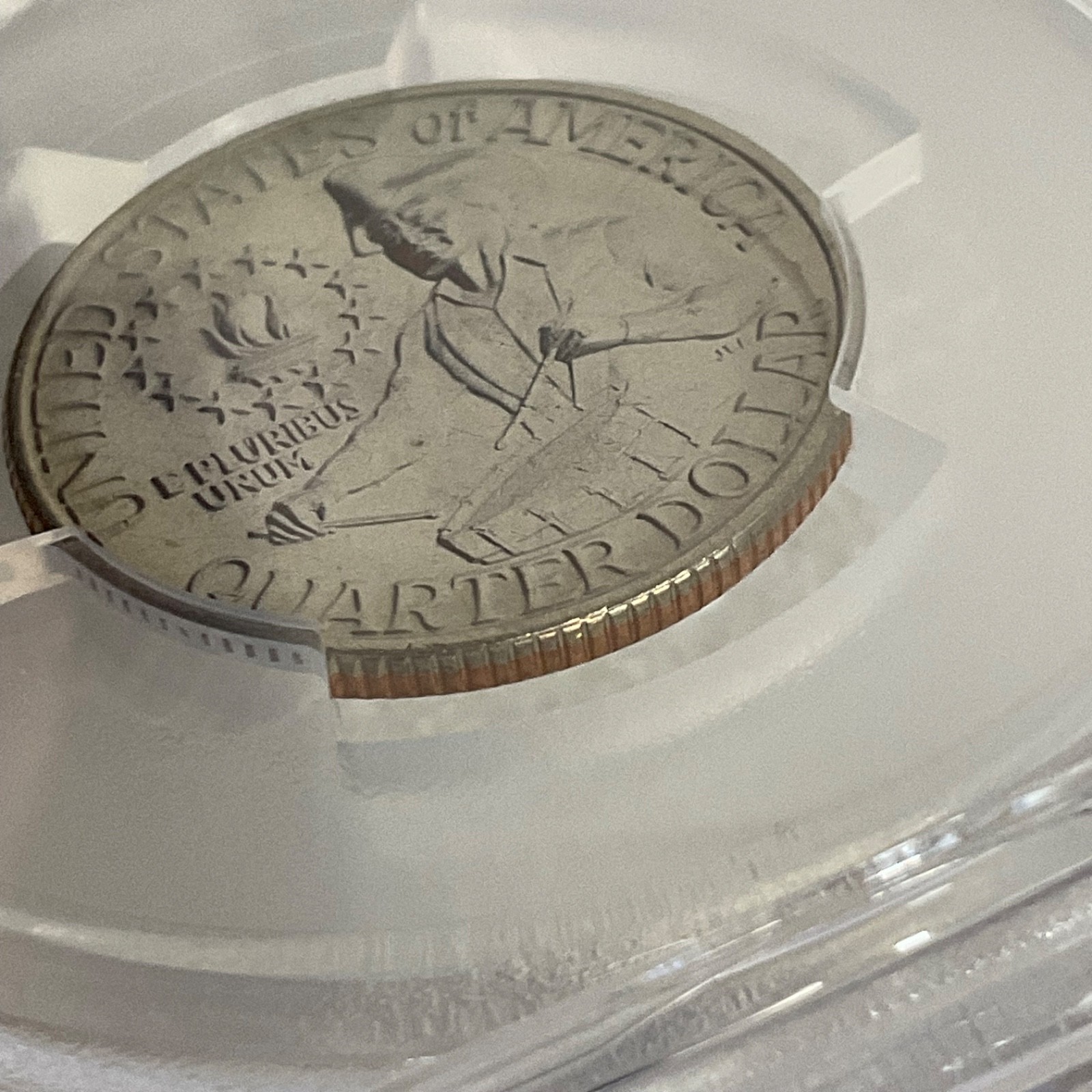 1976 25C Washington Quarter PCGS MS65 Clad Bicentennial Cert#53505394 - Image 17