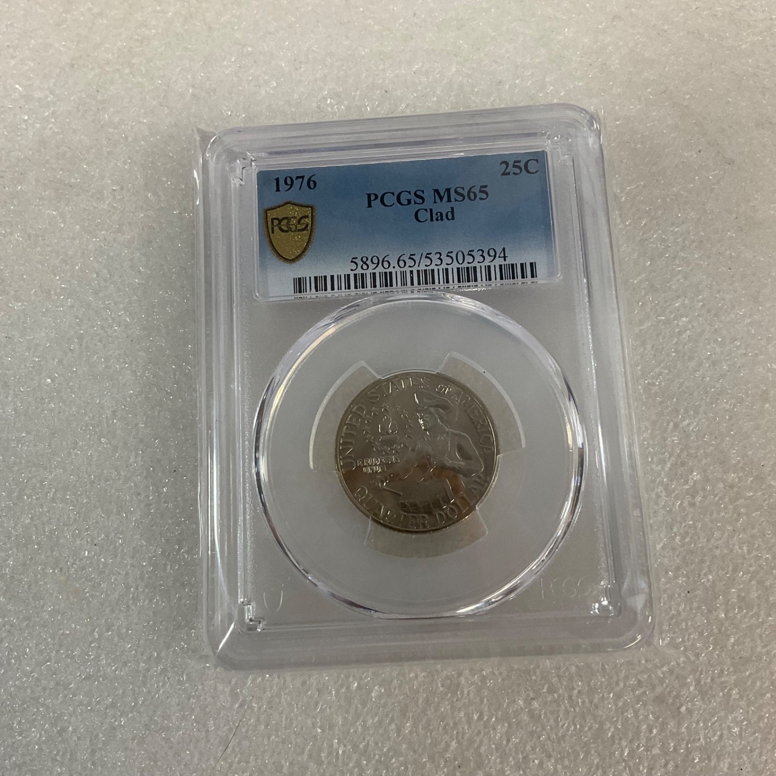 1976 25C Washington Quarter PCGS MS65 Clad Bicentennial Cert#53505394 - Image 18