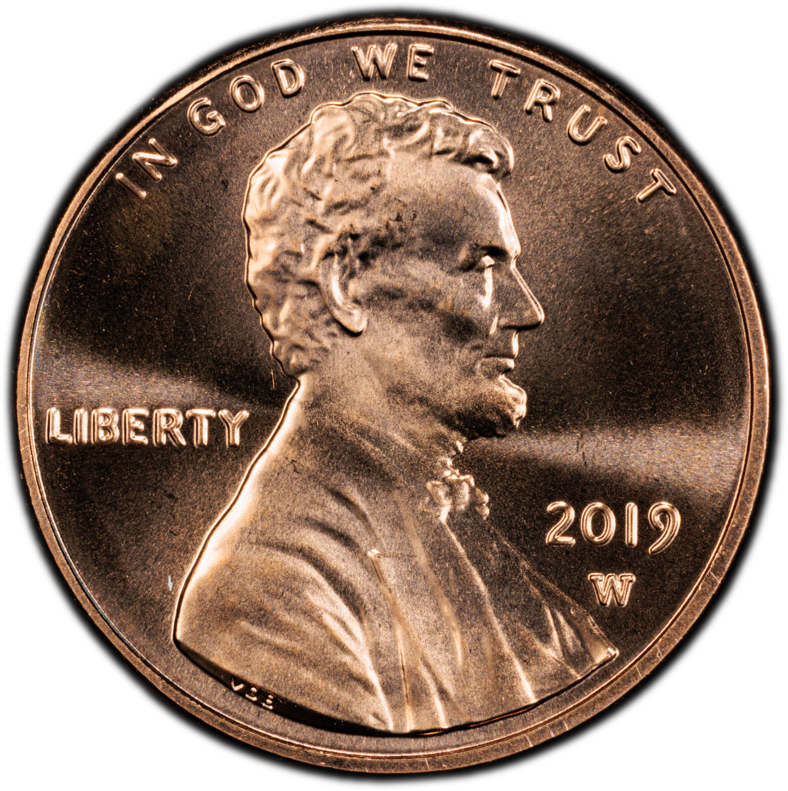 2019-W Lincoln Cent PCGS MS67RD Shield Gold Shield Cert#53505396 - Image 2