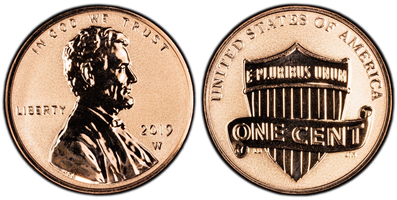 2019-W 1C Reverse Proof PCGS PR68 Lincoln Cent Cert#53505398 - Image 5