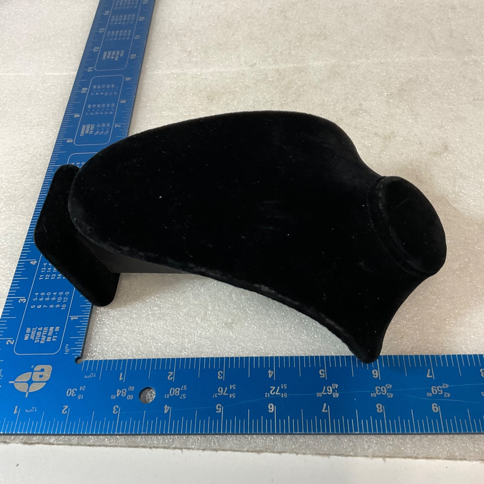 8in Black Velvet Necklace Display Bust Jewelry Stand 5in Wide 3in Deep - Image 10