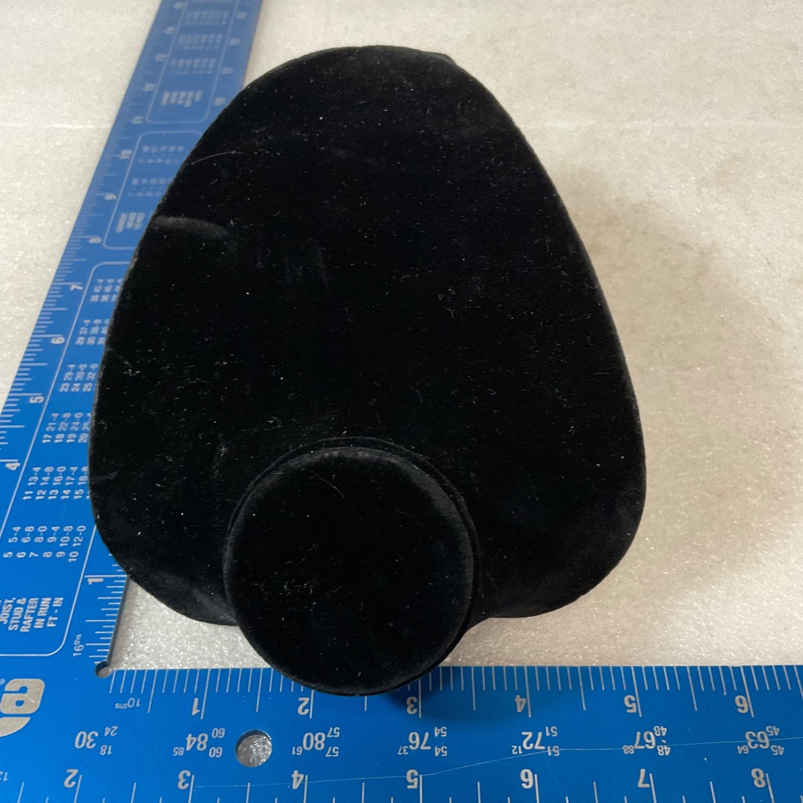 8in Black Velvet Necklace Display Bust Jewelry Stand 5in Wide 3in Deep - Image 11
