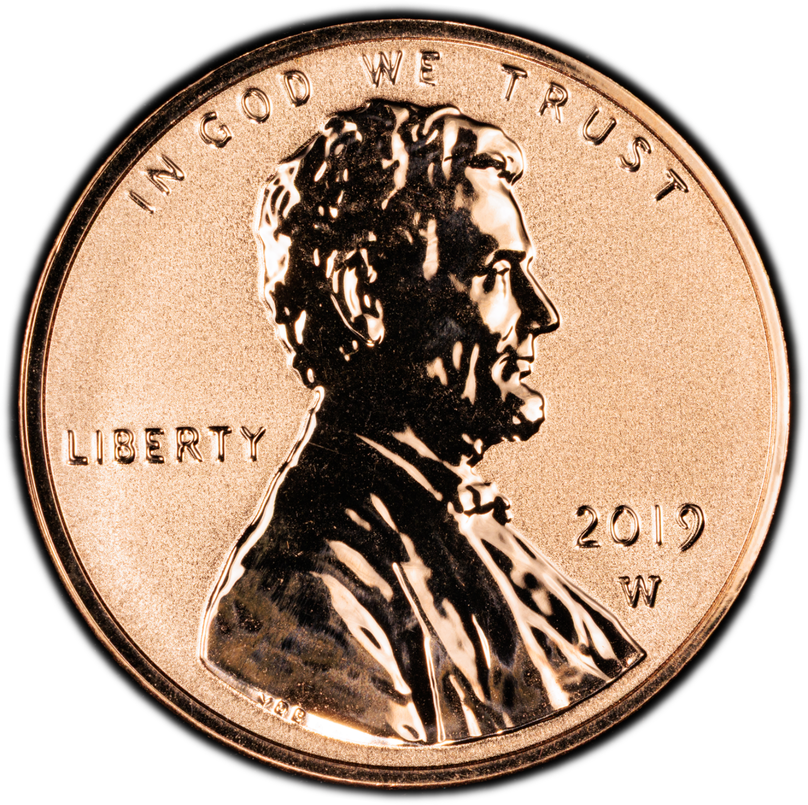 2019-W 1C Reverse Proof PCGS PR68 Lincoln Cent Cert#53505398 - Image 2