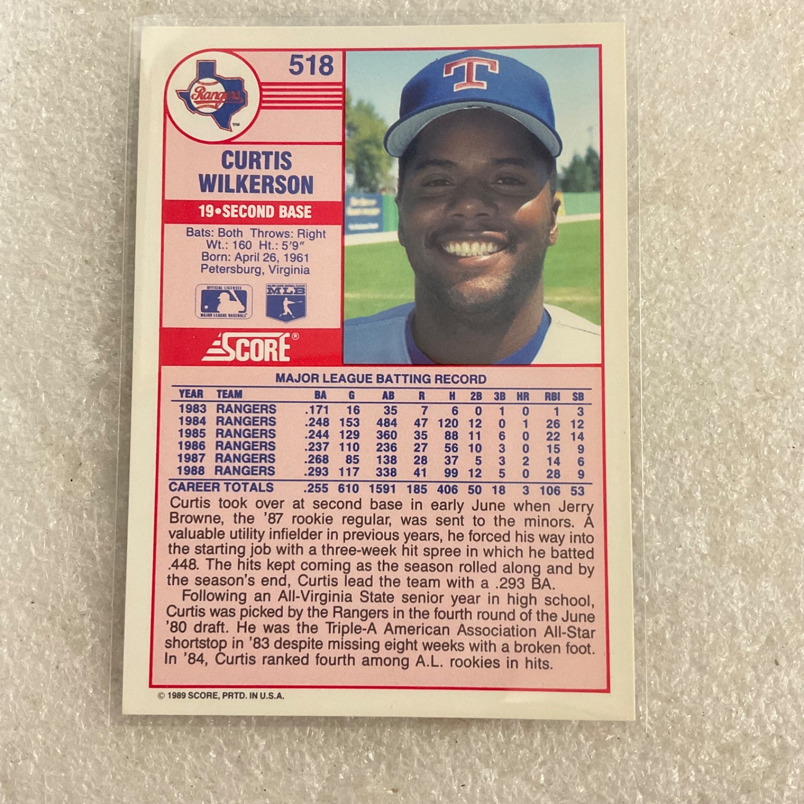 1986 Topps 1989 Score Baseball 10 Card Lot Guidry Dodgers Mariners - Image 17