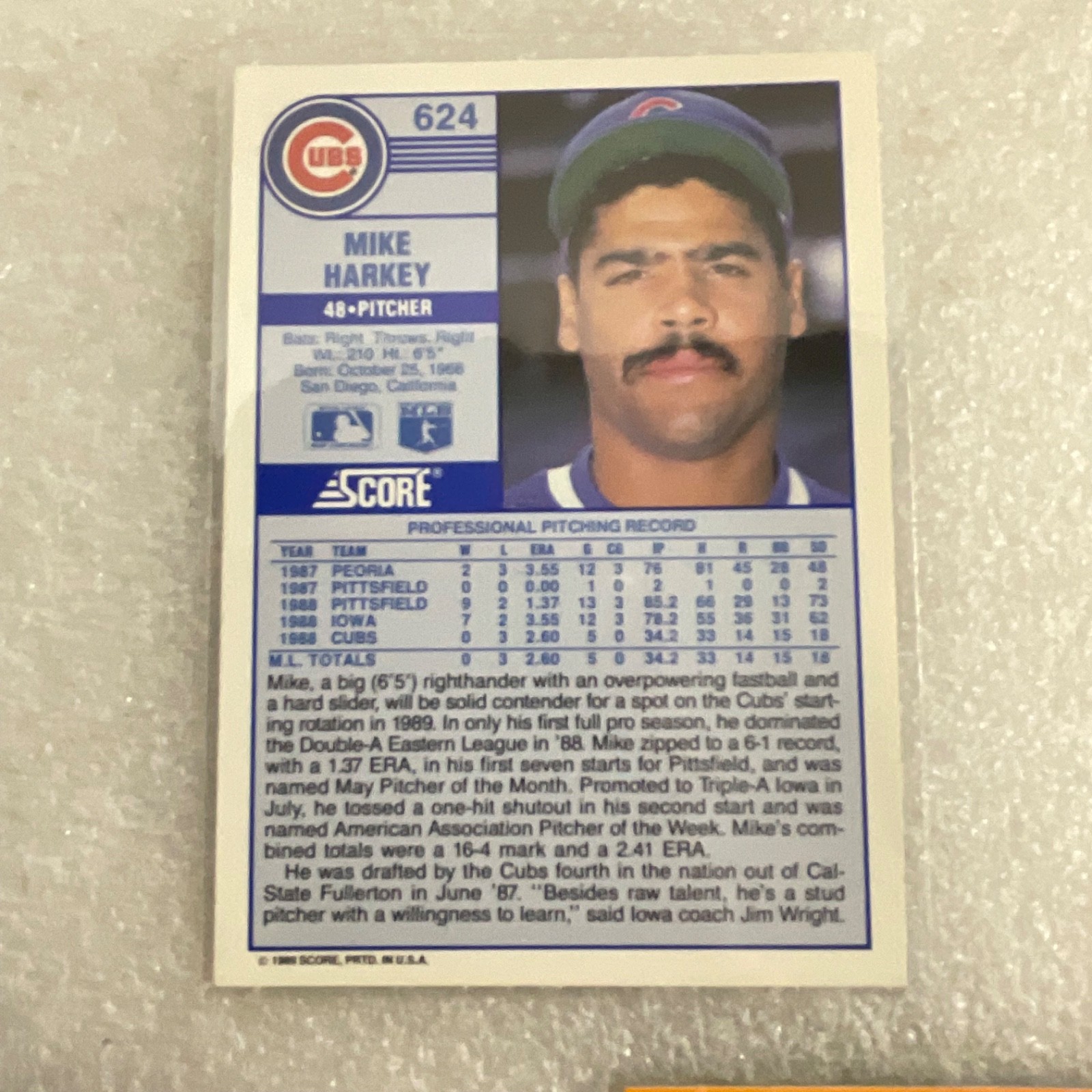 1988-1989 Score Donruss Baseball 10 Card Lot Smoltz Clark Rookie - Image 15