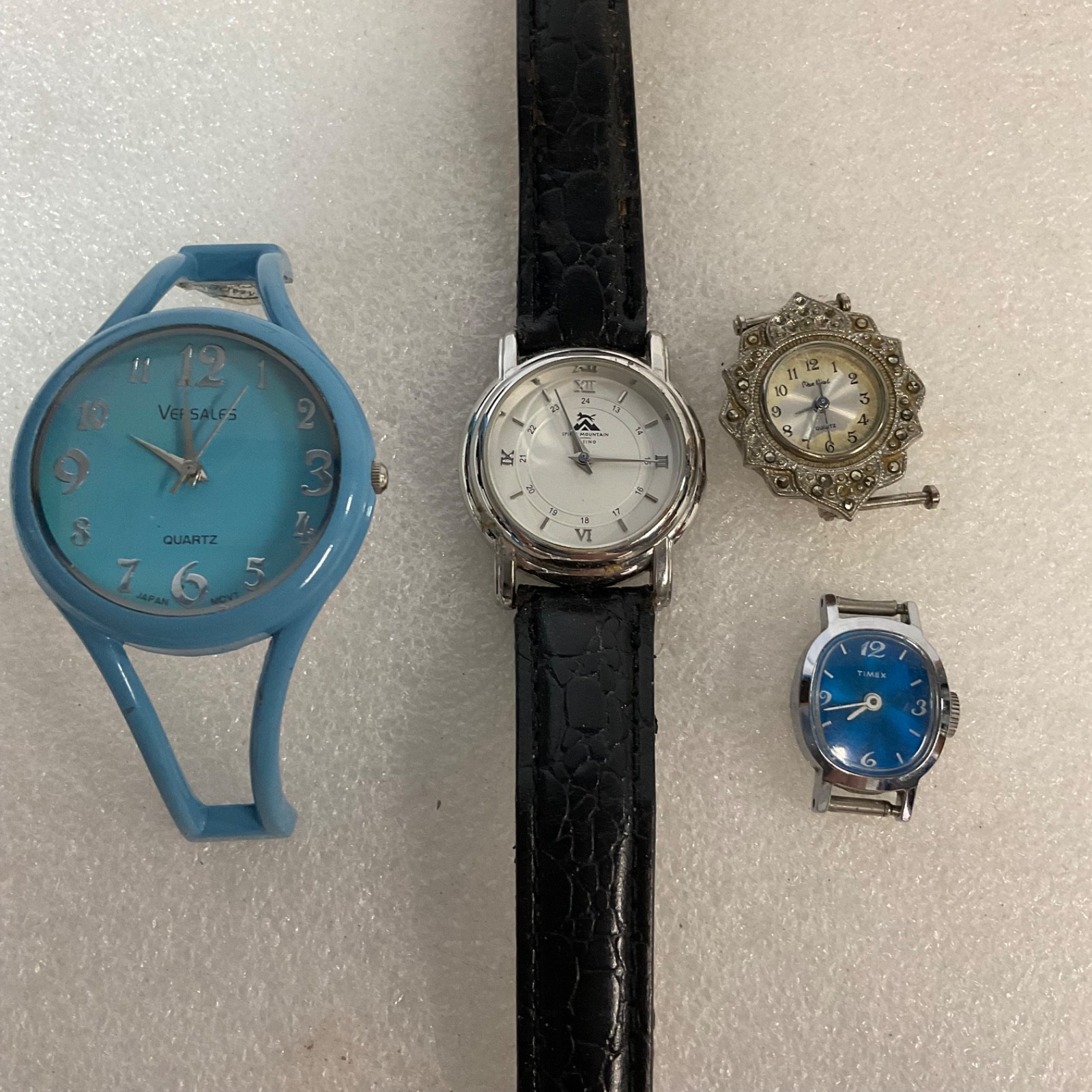 Lot of 4 Watches VerSailes Timex For Parts Not Working - Image 2