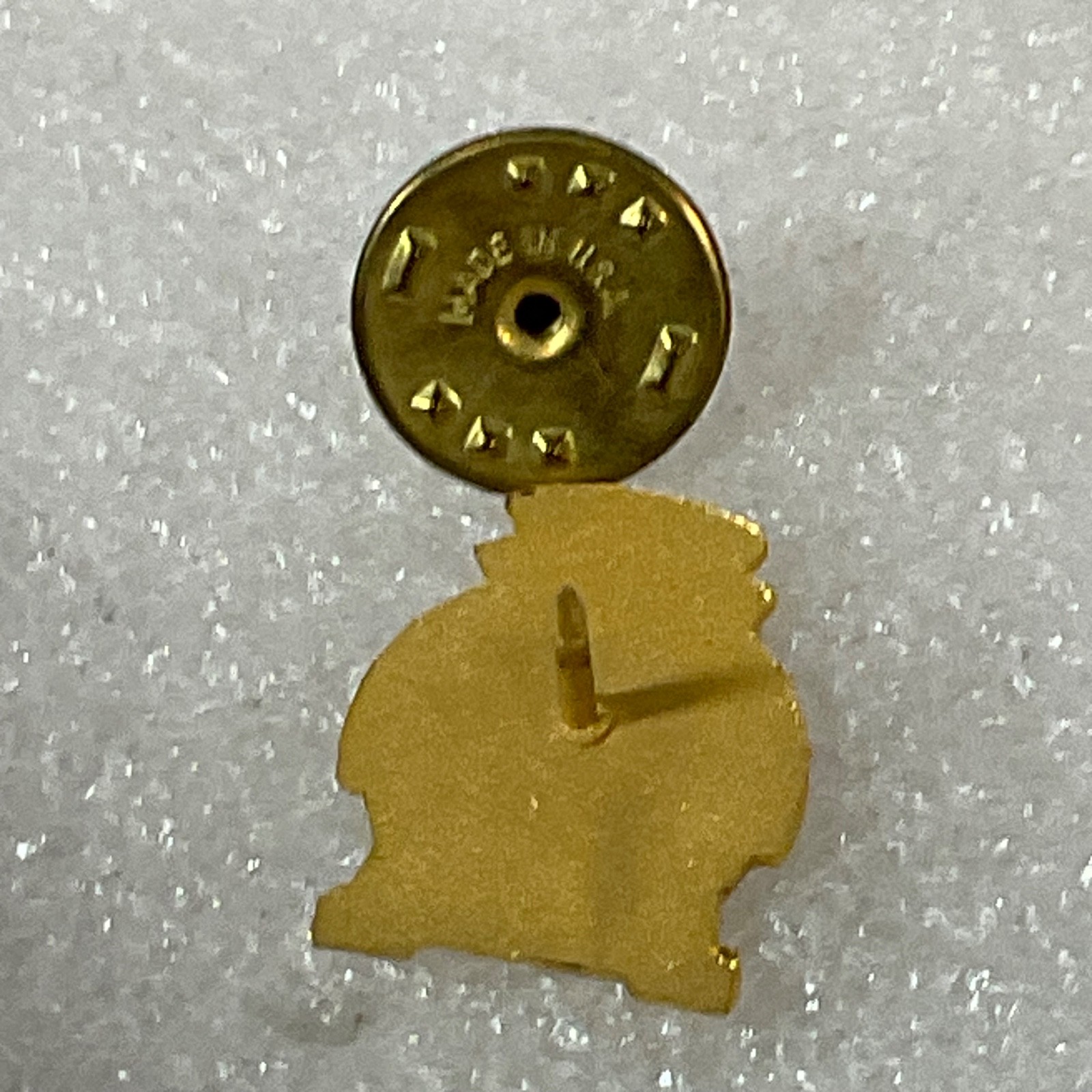 Vintage 4-H Past Chairman Club Pin Gold Tone Enamel Clover 0.75in Made in USA - Image 3