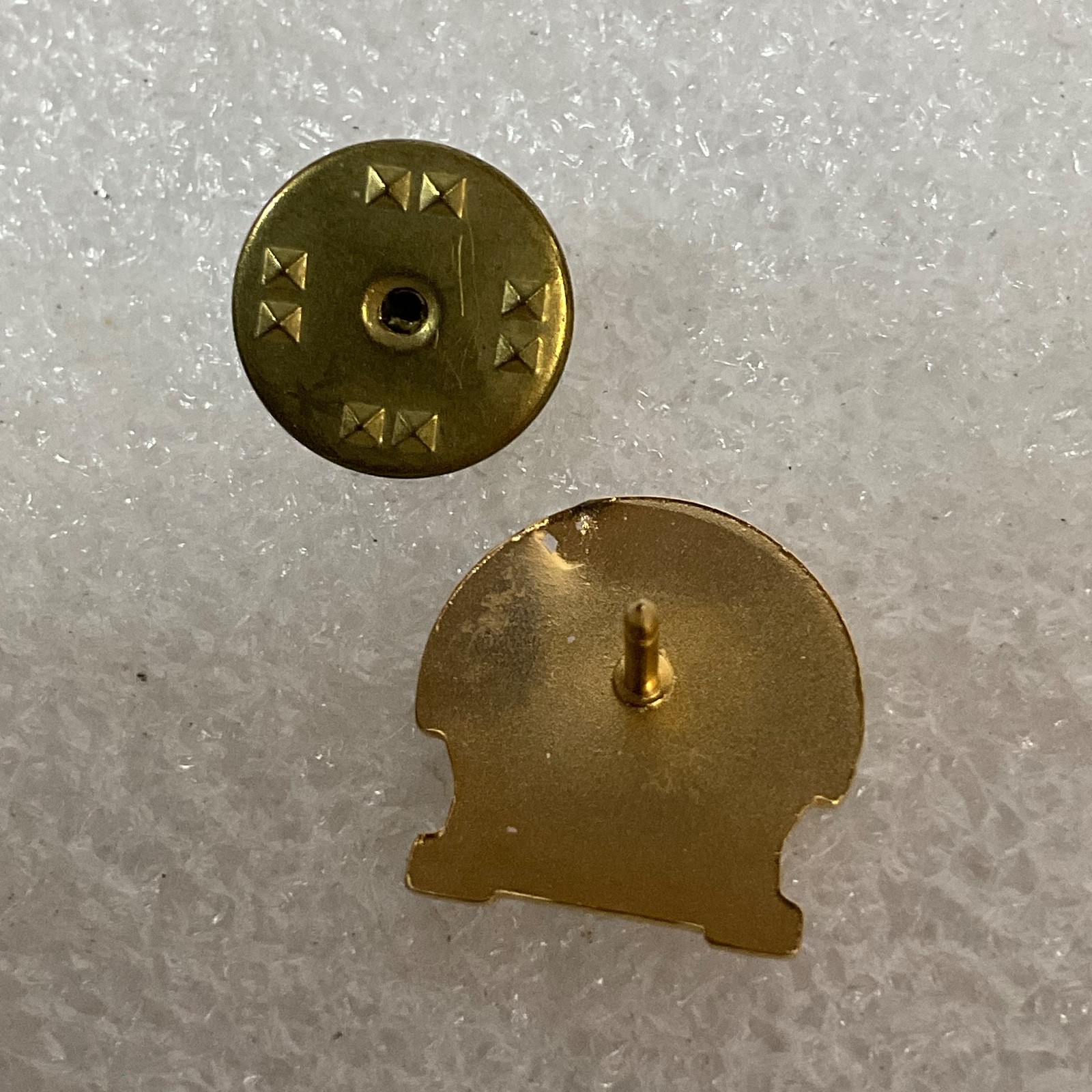 Vintage 4-H President Club Pin Gold Tone Clover Enamel Lapel 0.75in 2.14g - Image 2